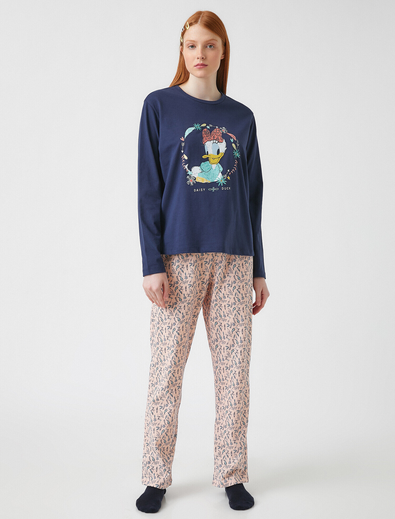   Daisy Duck Lisanslı Pamuklu Pijama Takımı