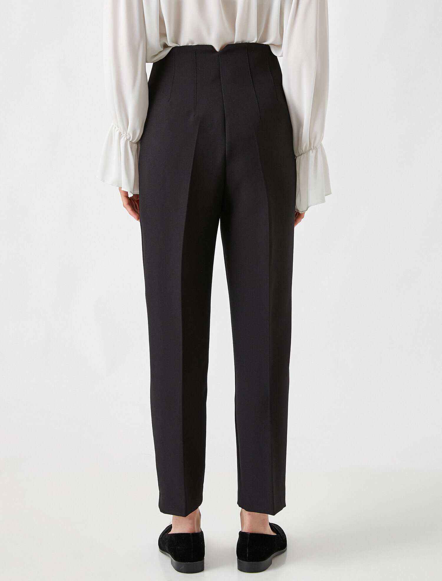   Fermuarlı Cepli Pantolon