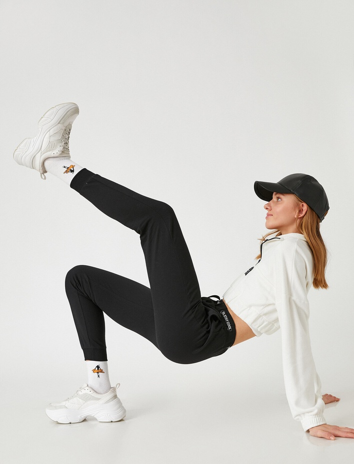  Jogger Eşofman Altı Beli Bağlamalı