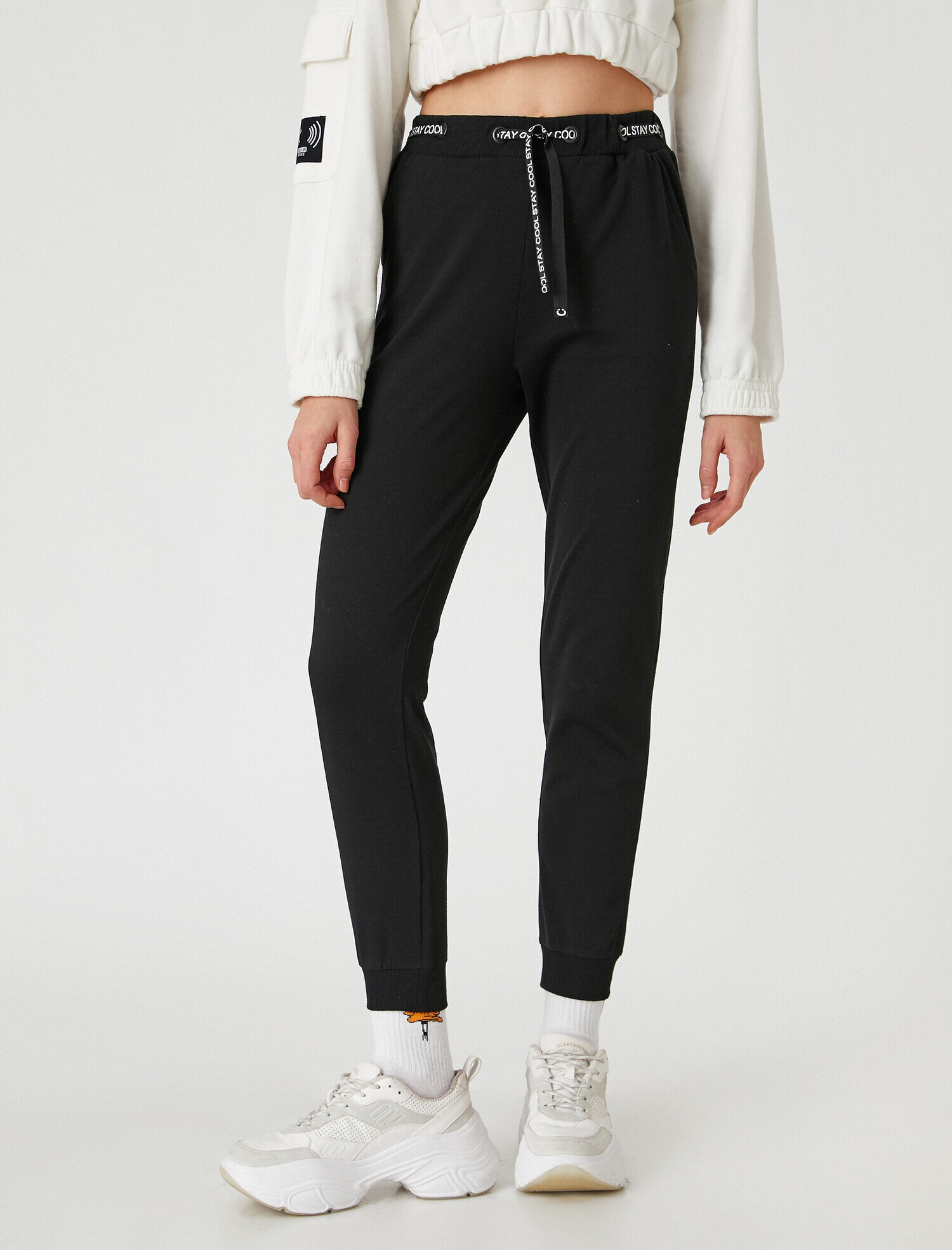   Jogger Eşofman Altı Beli Bağlamalı