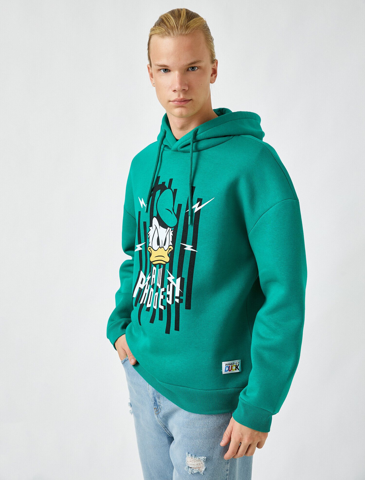   Donald Duck Kapşonlu Sweatshirt Lisanslı Baskılı
