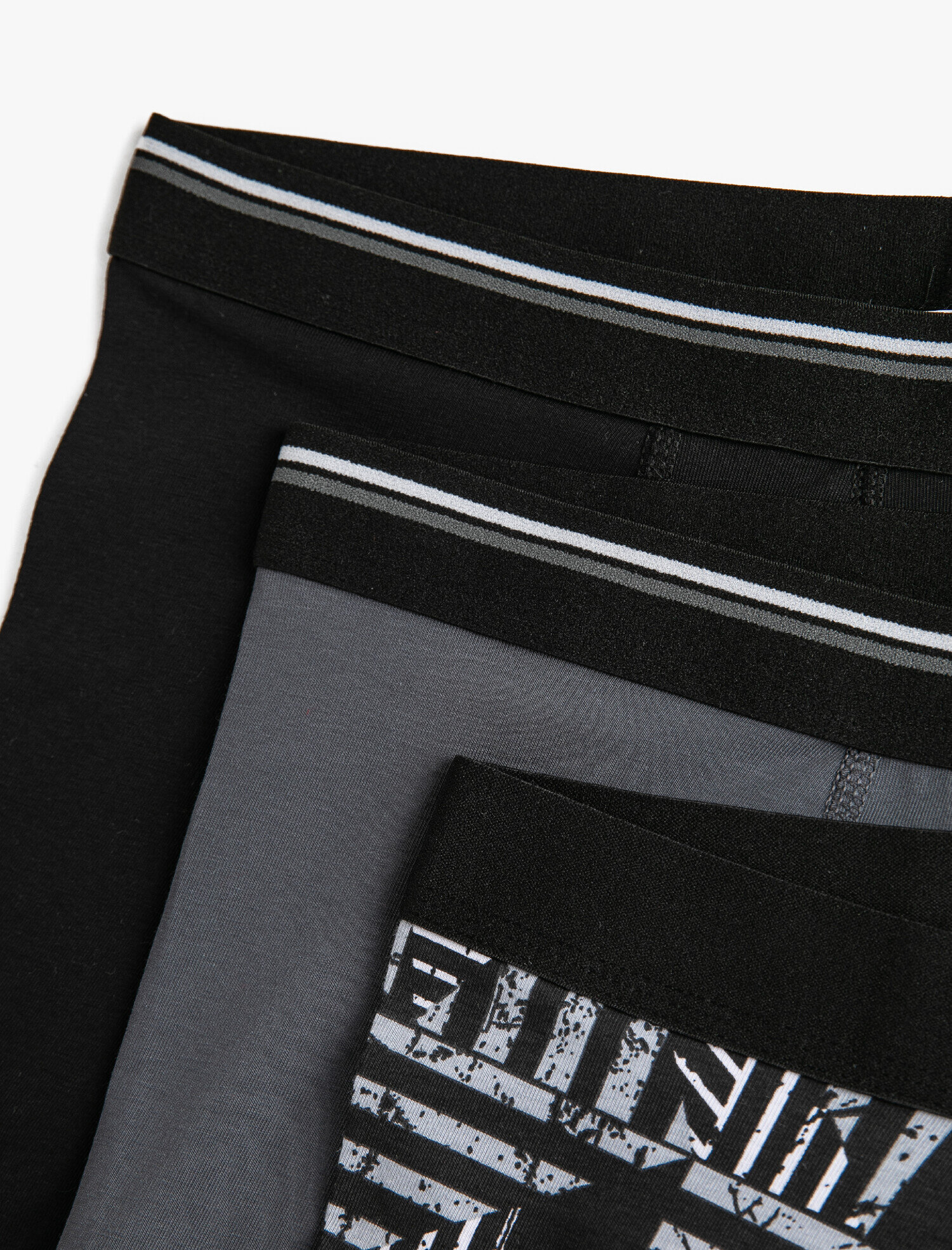   Pamuklu Basic 3'lü Boxer Seti