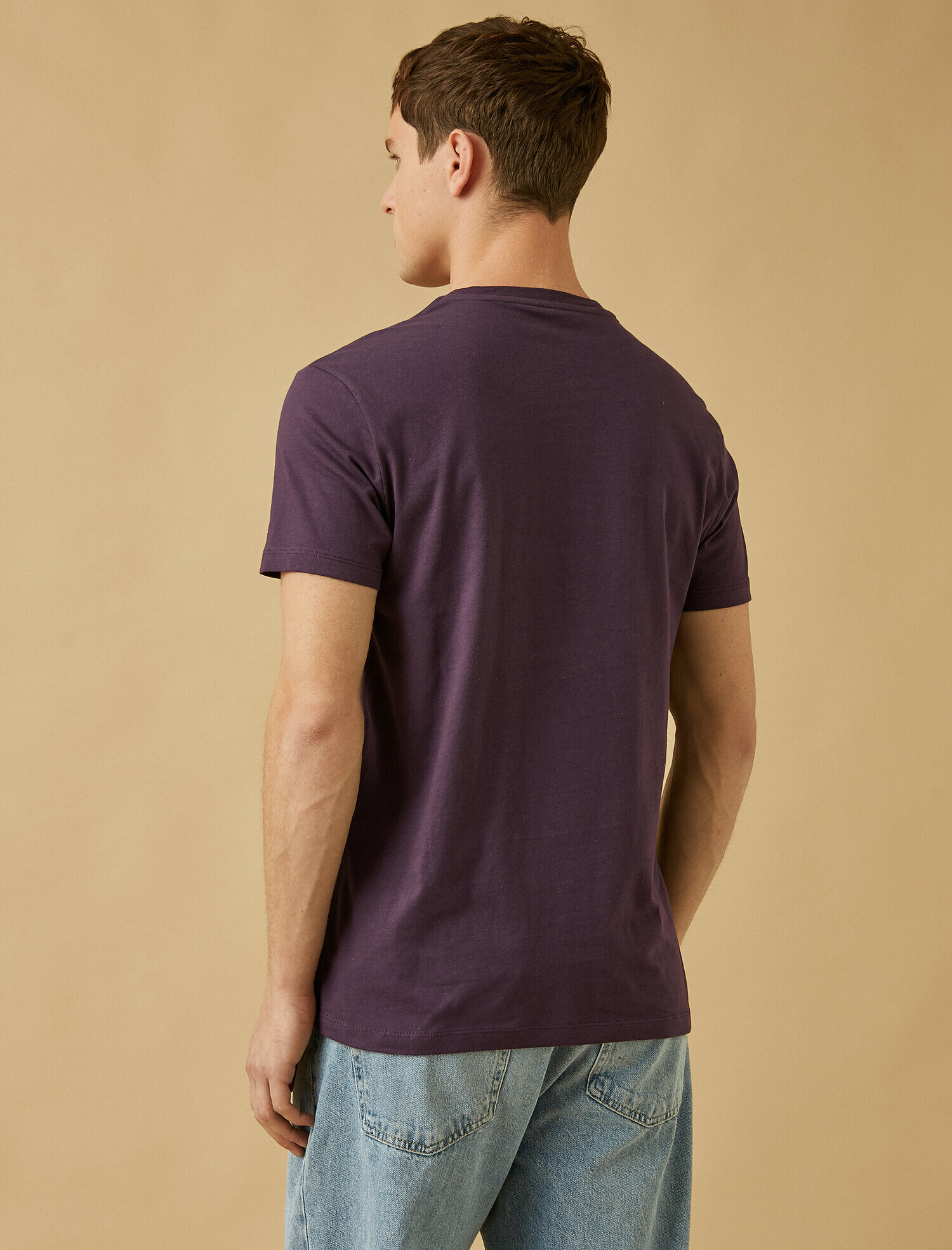   Basic Tişört Bisiklet Yaka