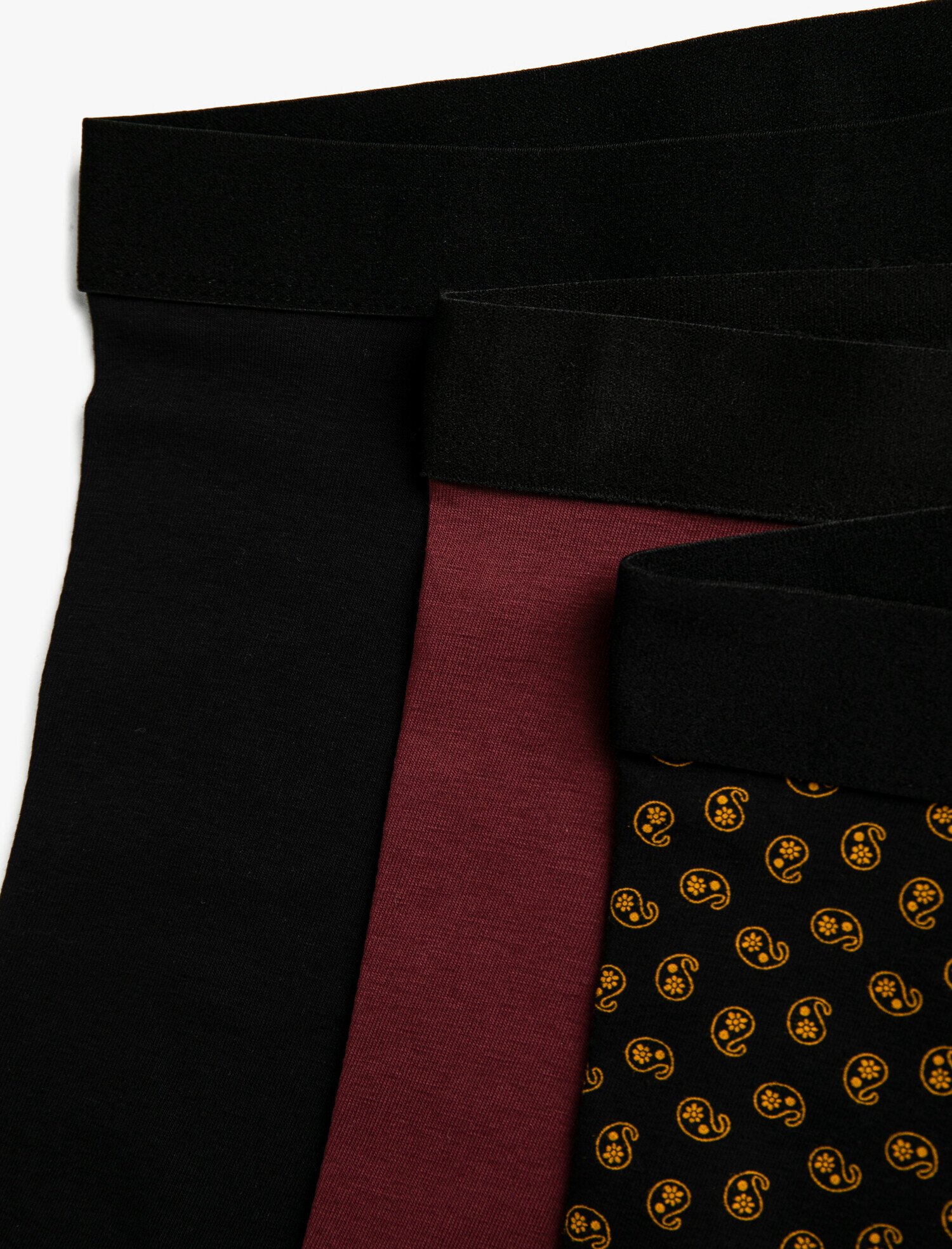 Pamuklu Desenli 3'lü Boxer Seti