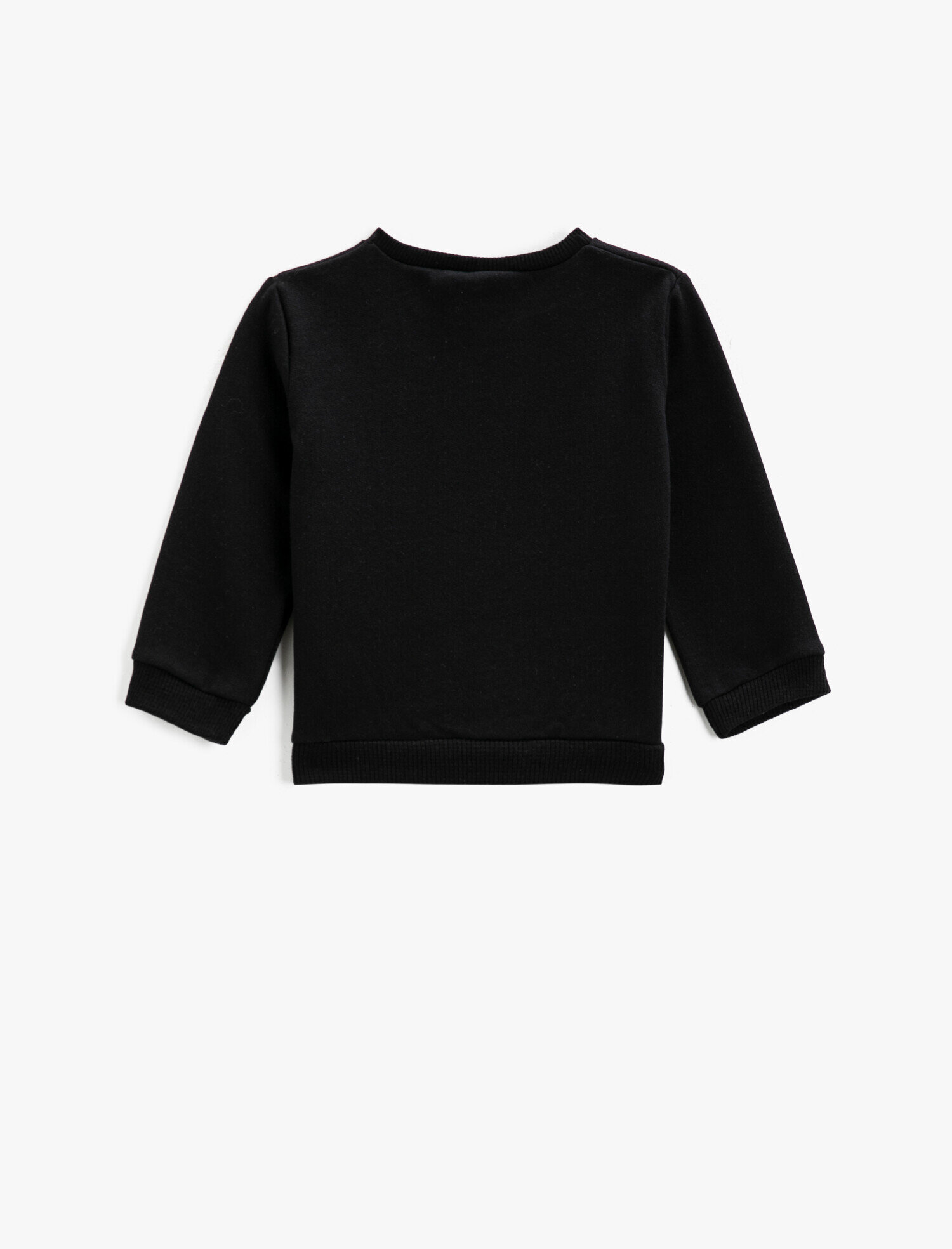  Kız Bebek Atatürk İmzası Baskılı Sweatshirt Bisiklet Yaka