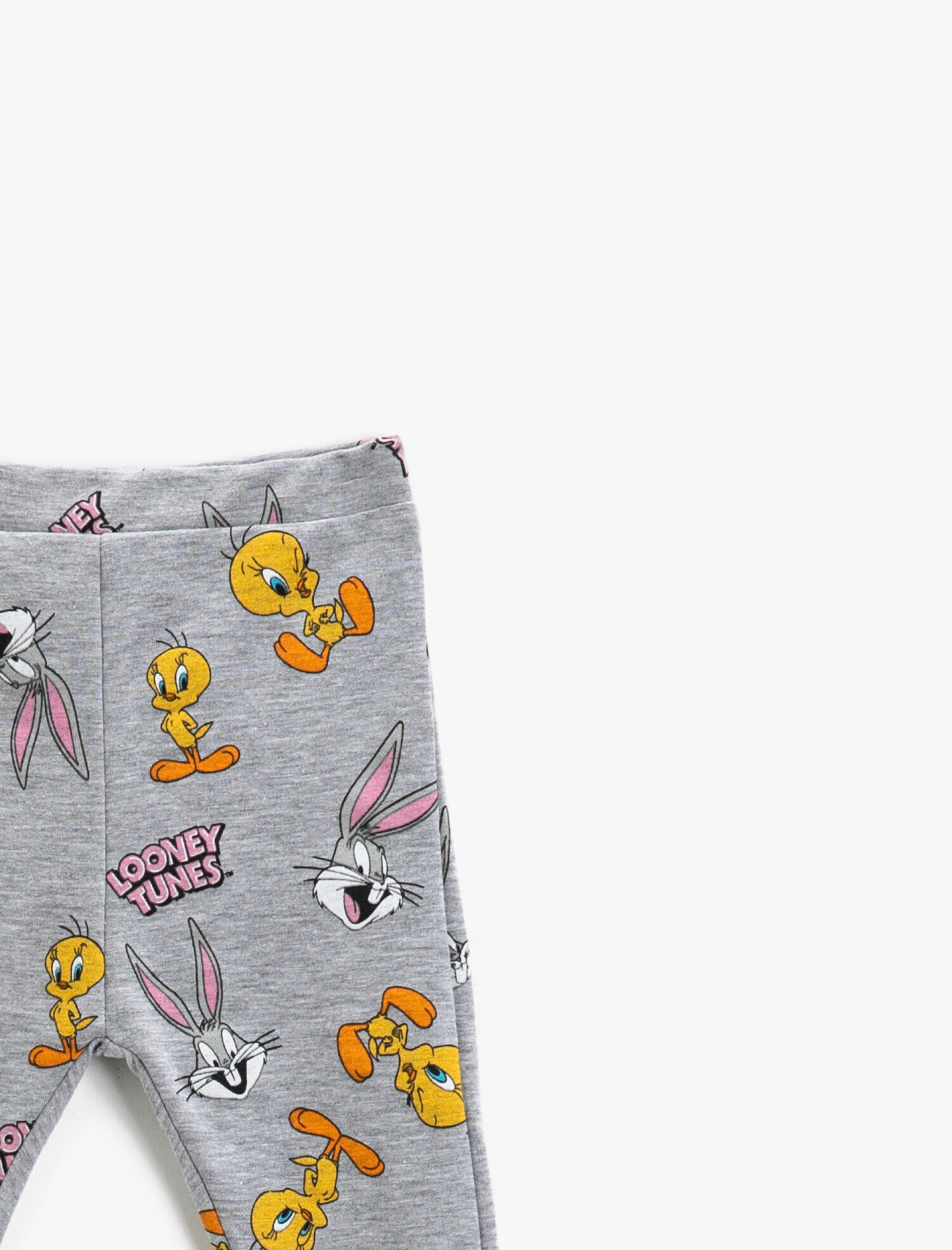 Kız Bebek Looney Tunes Baskılı Tayt Paçası Fiyonklu Lisanslı