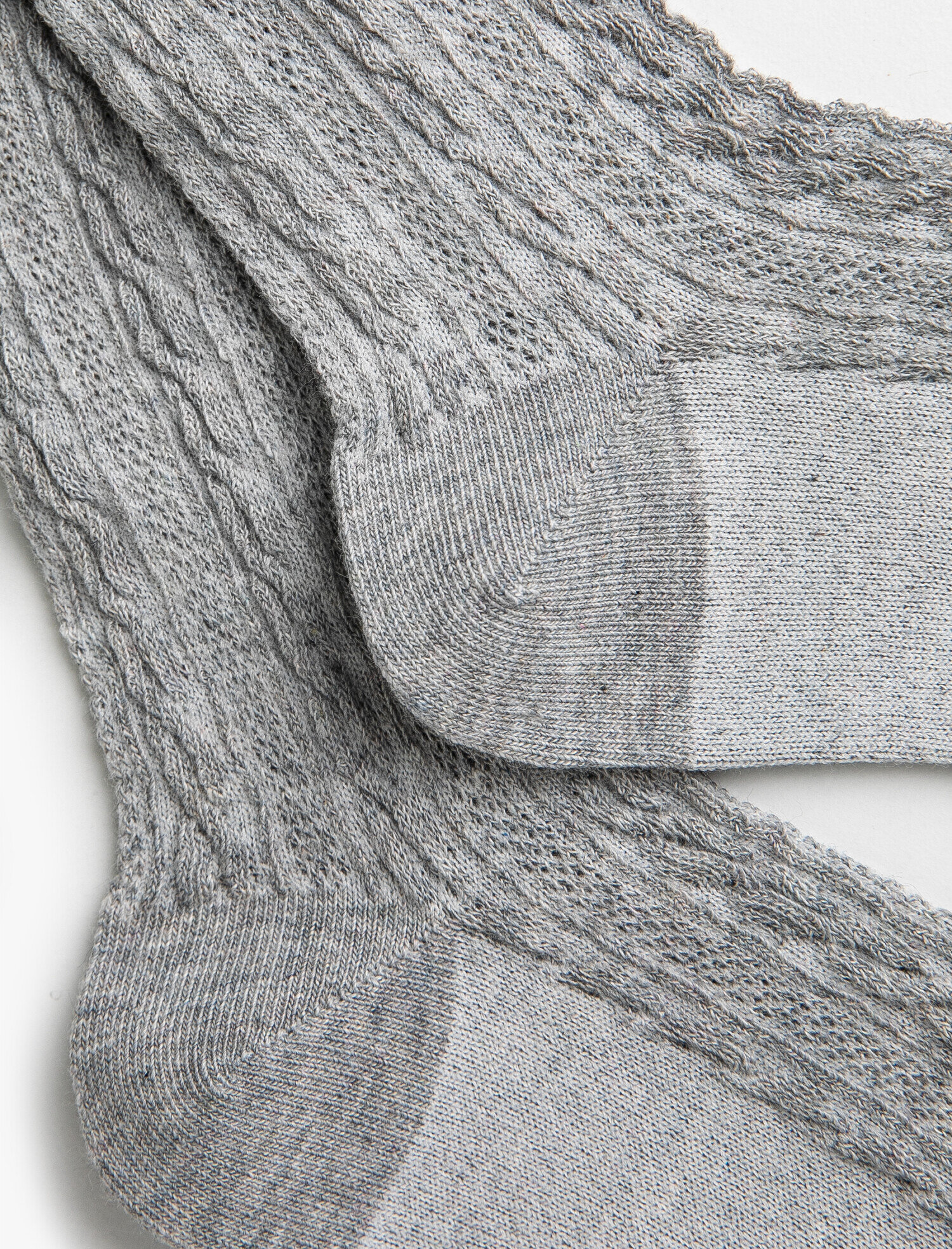  Kadın Örgü Desenli Çorap