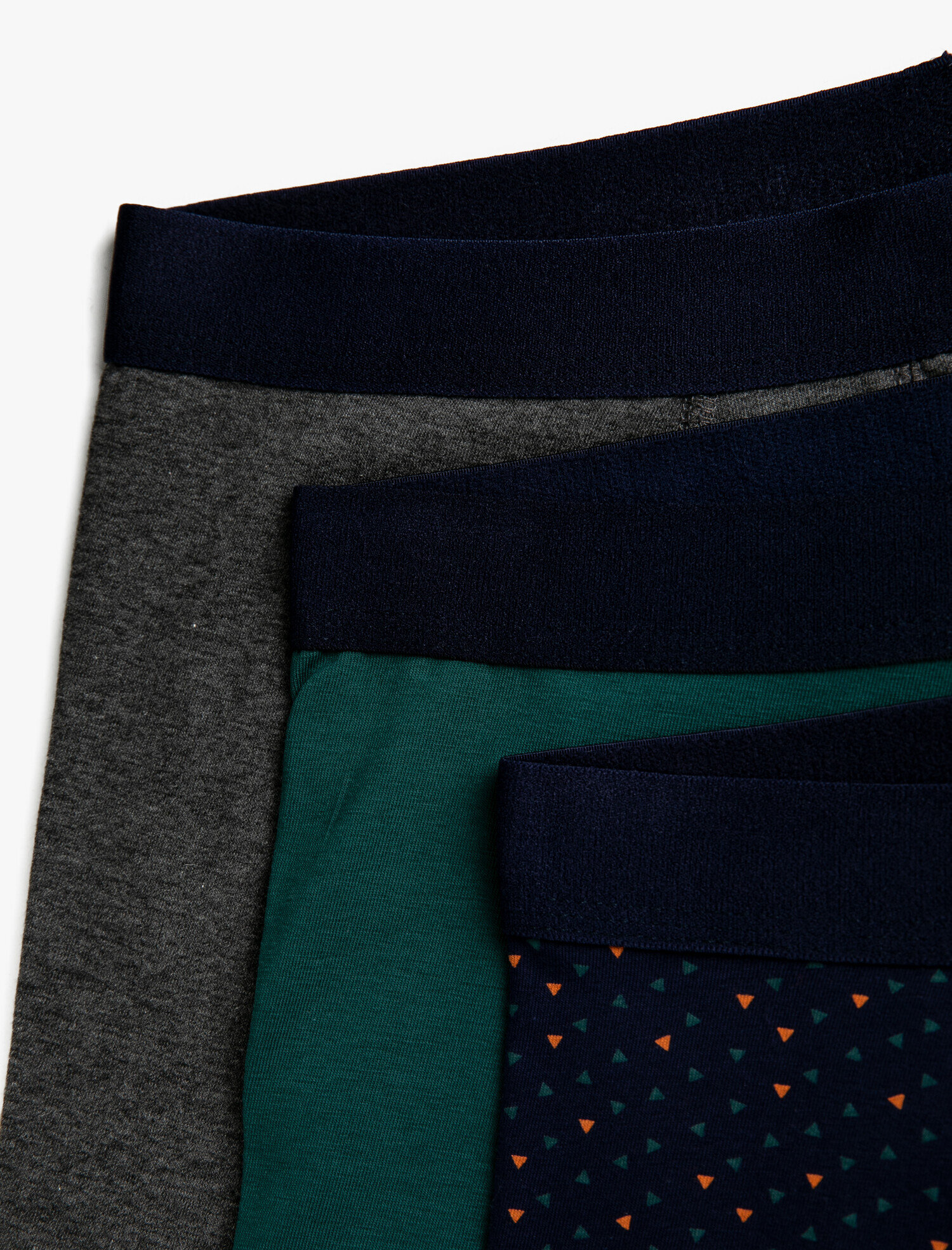   Pamuklu Desenli 3'lü Boxer Seti