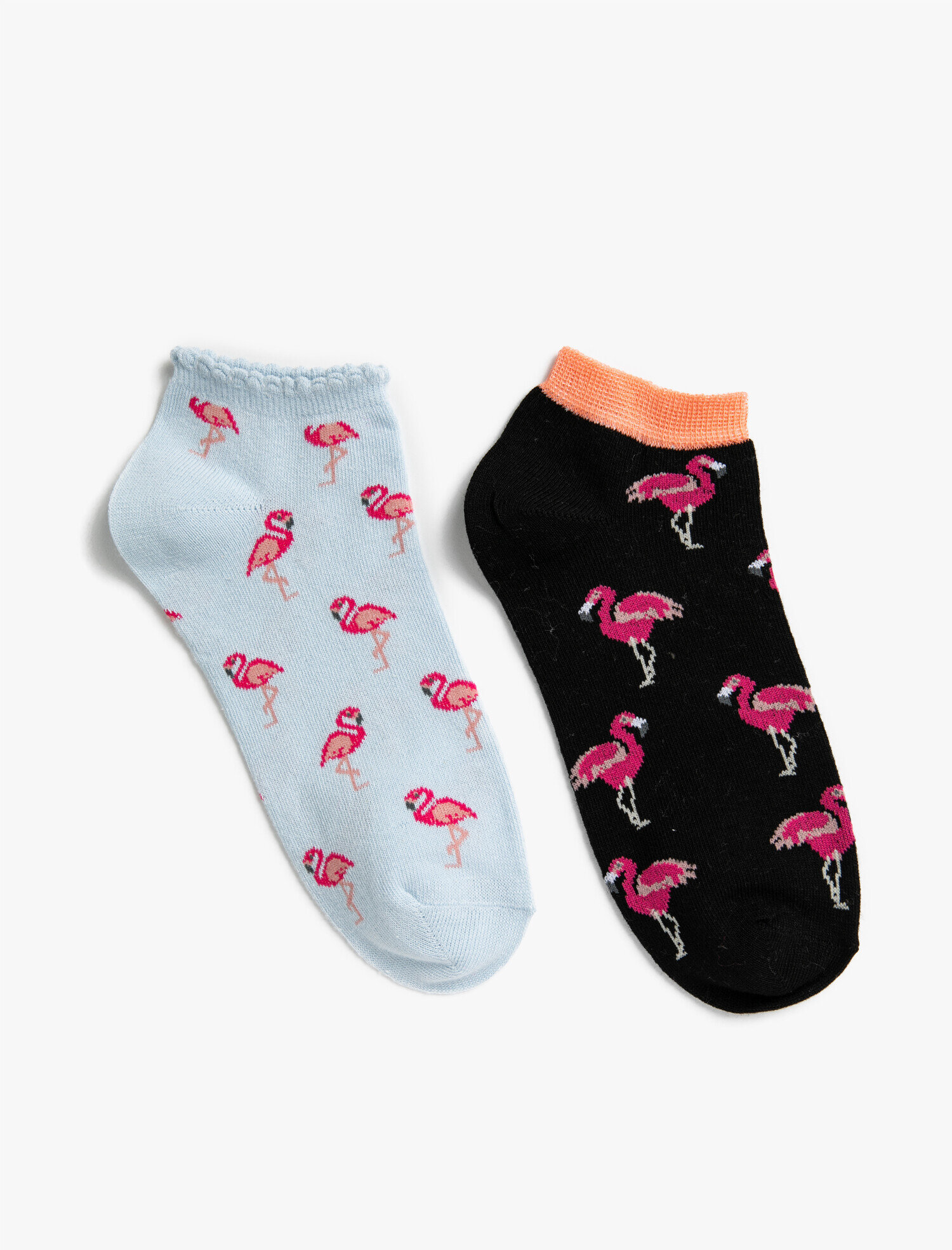  Kadın 2'li Hayvan Desenli Çorap