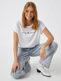 Baskılı Kısa Kollu Tişört