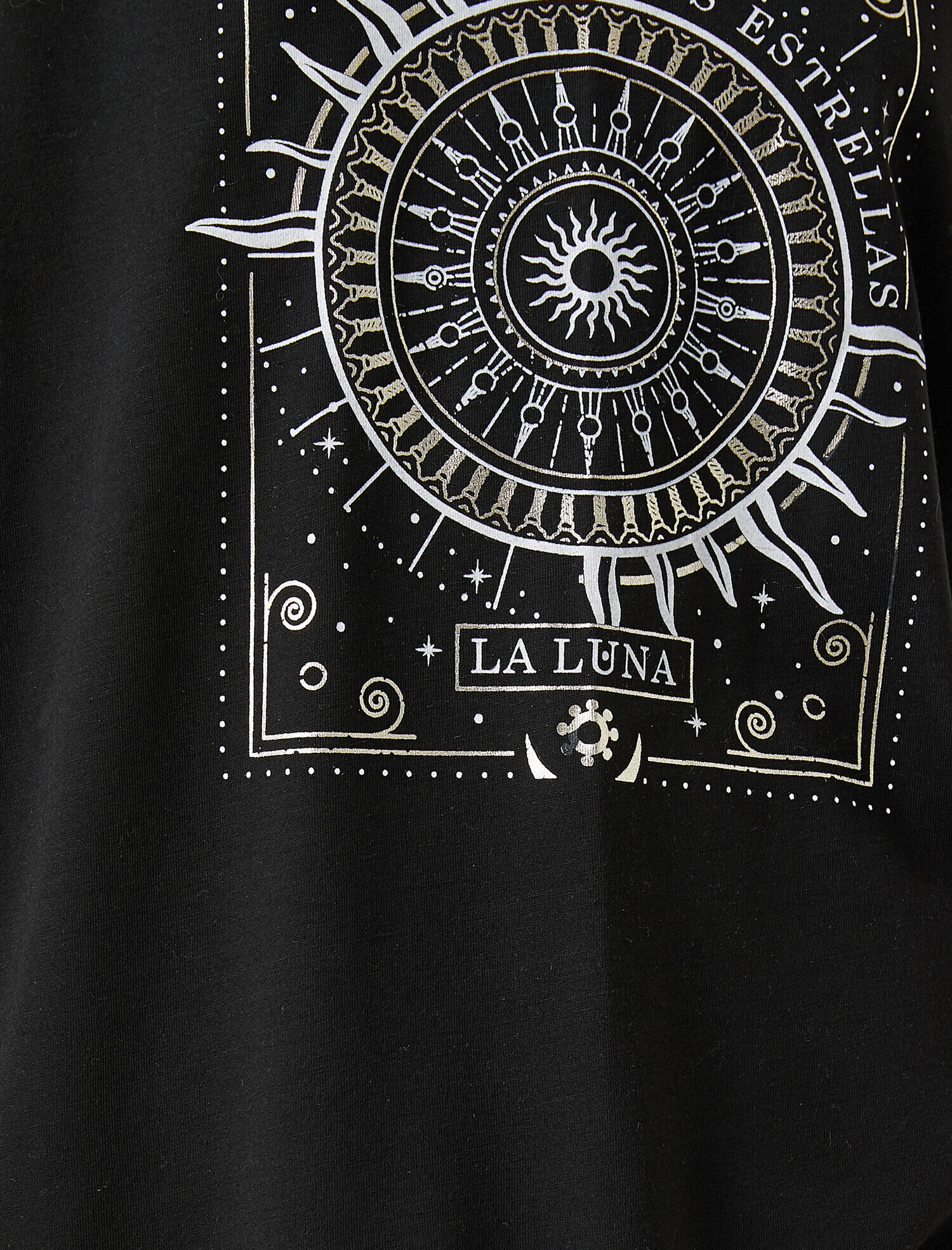   Bisiklet Yaka Baskılı Kısa Kollu Tişört