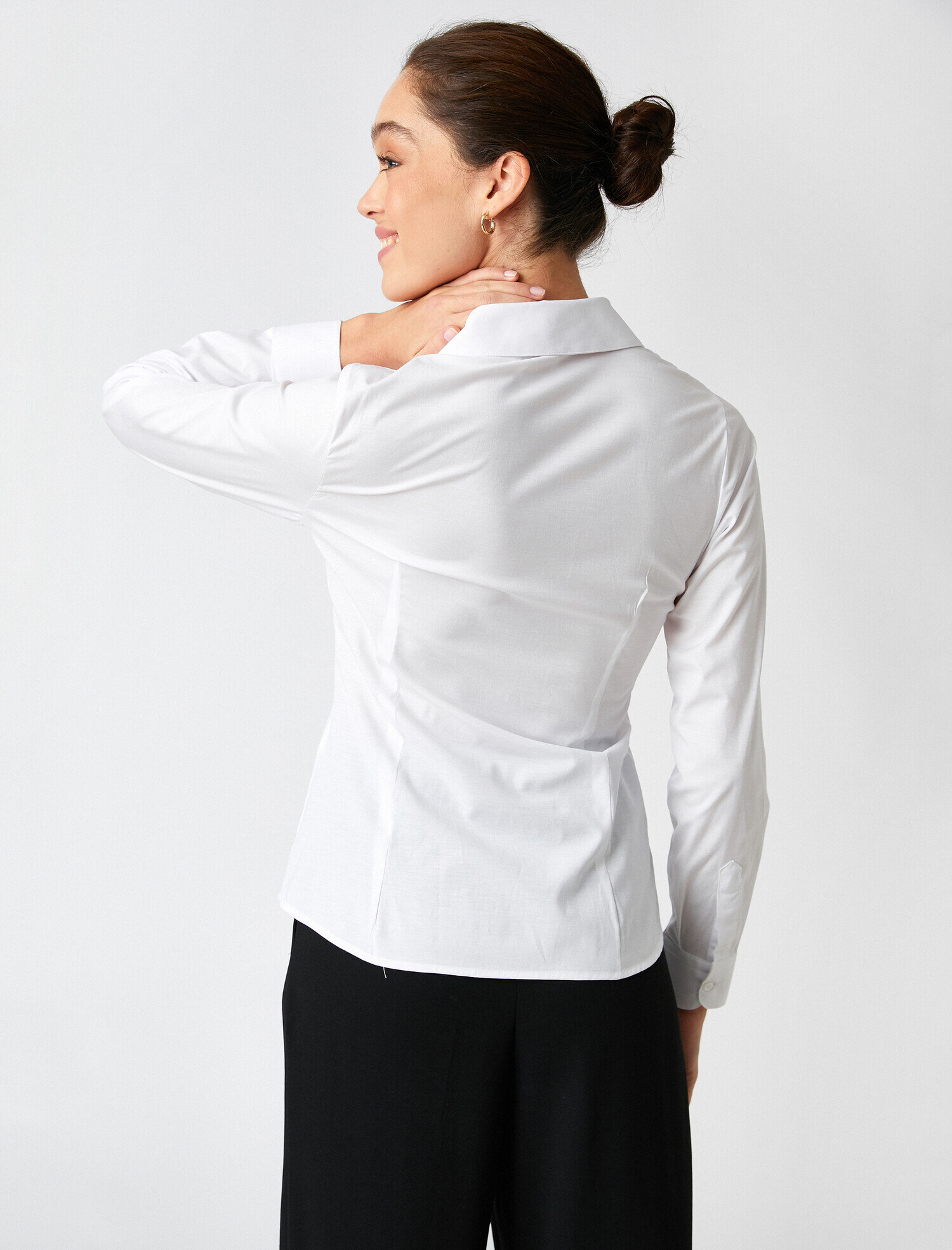   Pamuklu Basic Gömlek Uzun Kollu