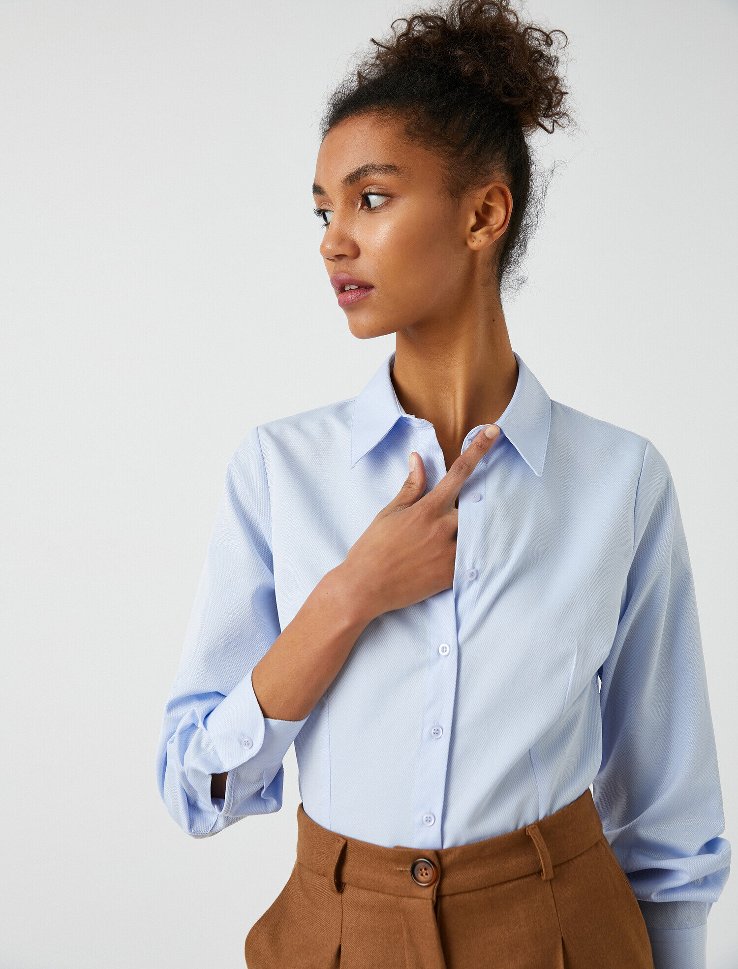   Uzun Kollu Basic Gömlek