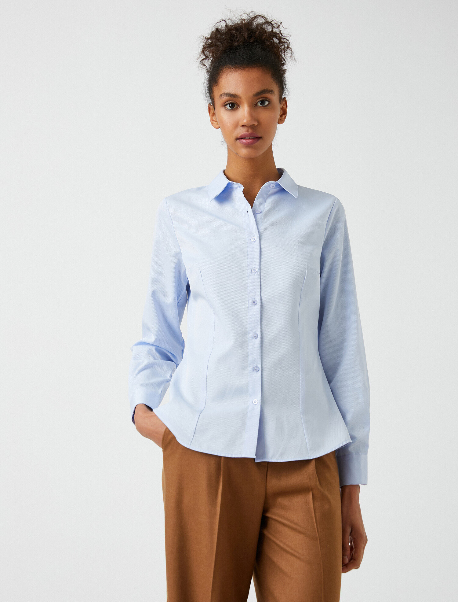   Uzun Kollu Basic Gömlek