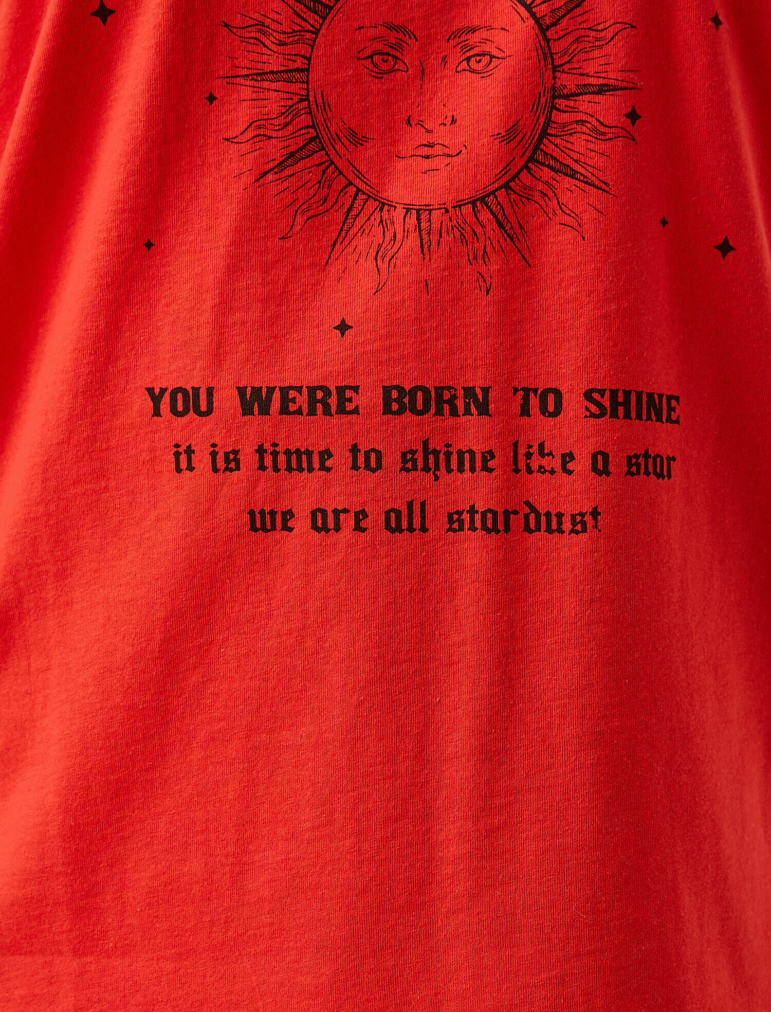   Baskılı Kısa Kollu Pamuklu Tişört