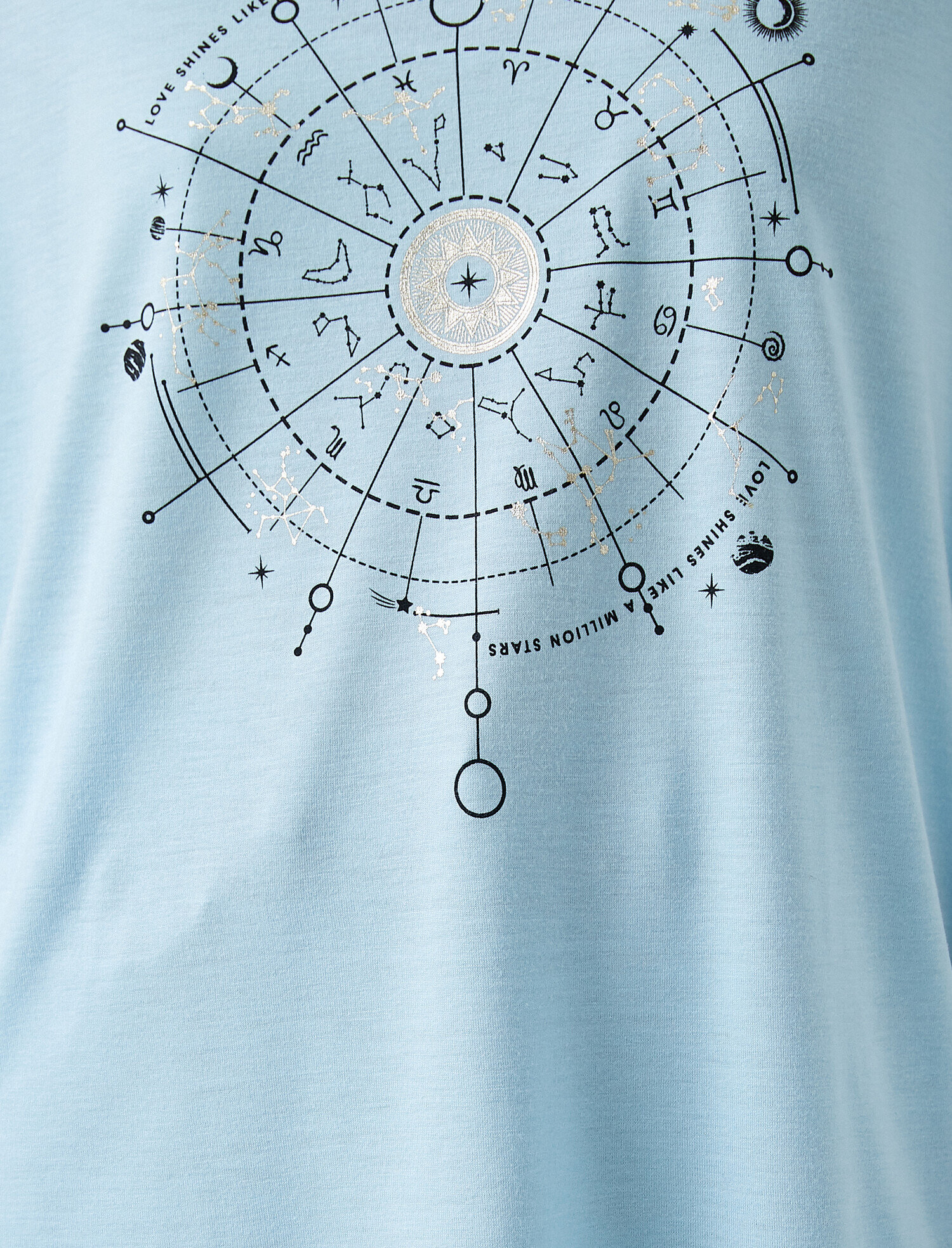 Baskılı Kısa Kollu Tişört