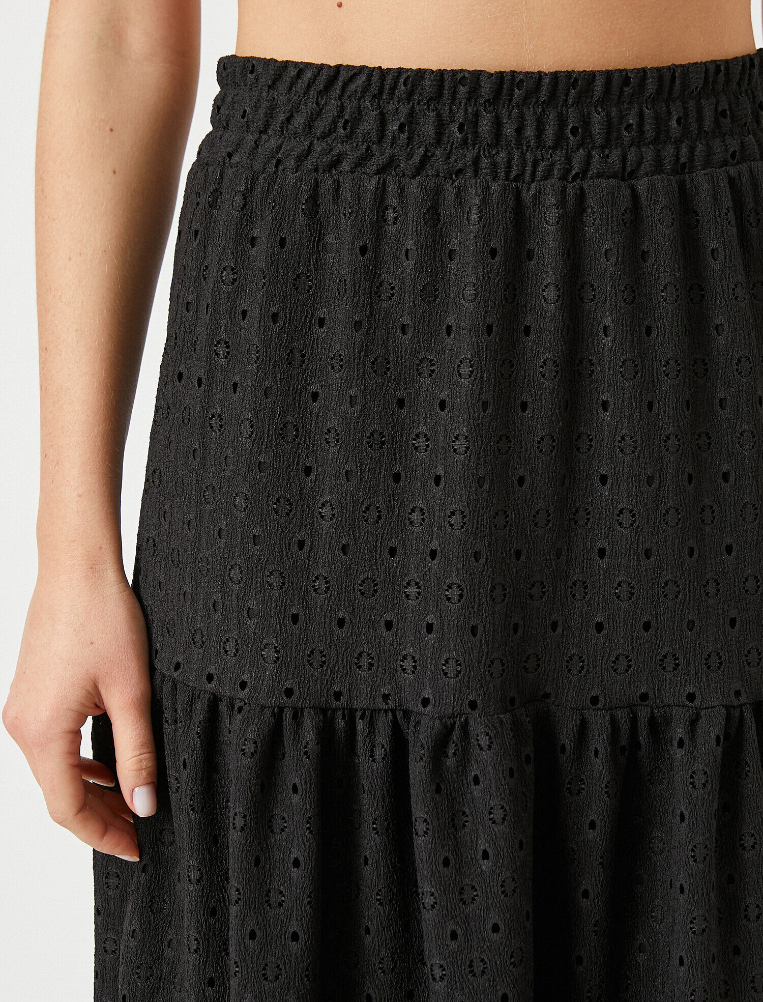   Beli Lastikli Fırfırlı Etek