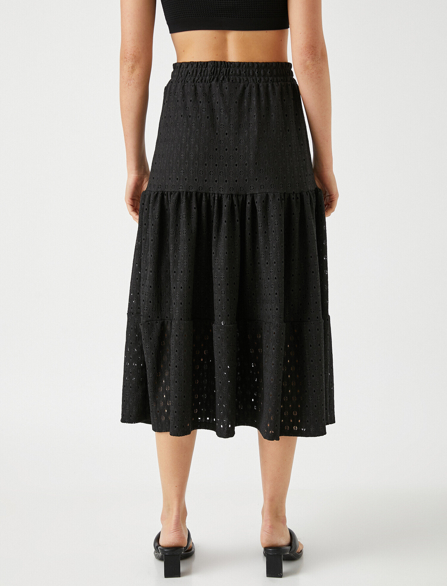   Beli Lastikli Fırfırlı Etek