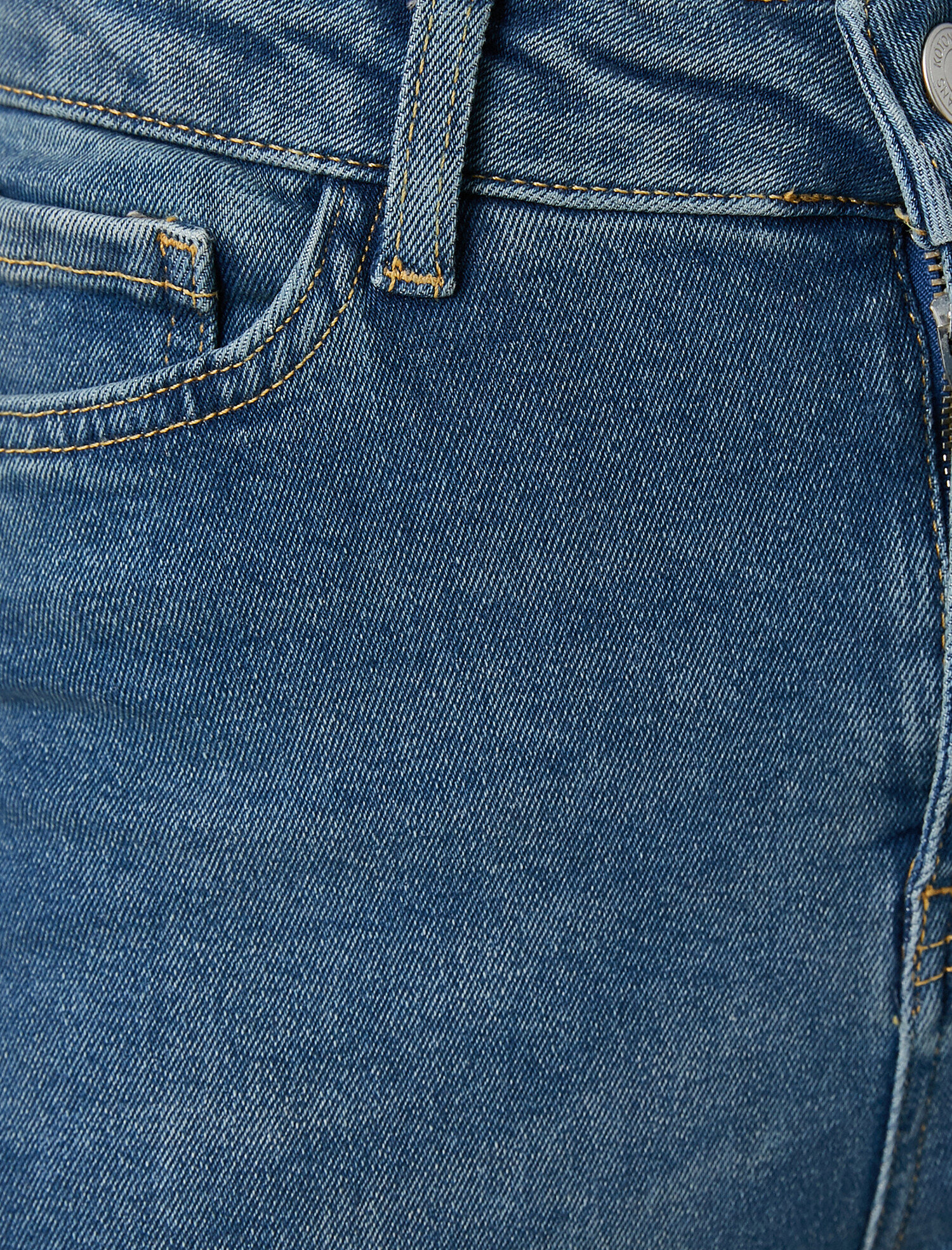   Yüksek Bel Kot Pantolon - Flare Fit Jean