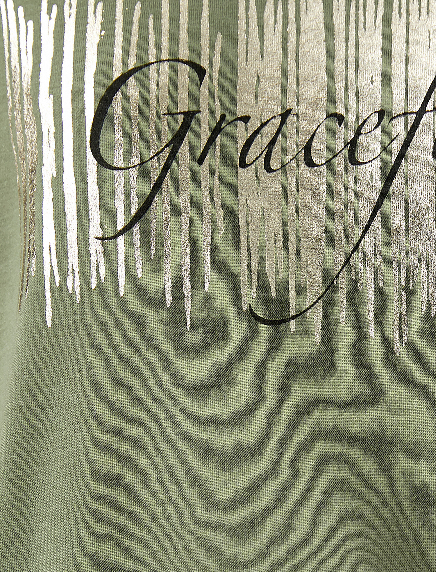   Bisiklet Yaka Kısa Kollu Baskılı Tişört