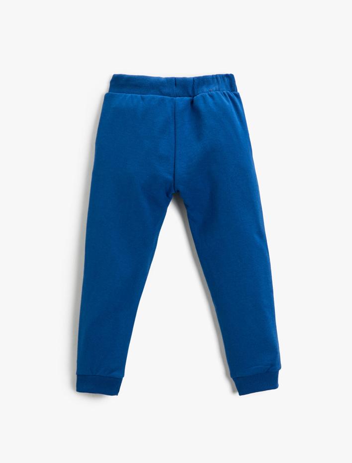 Erkek Çocuk Kuru Kafa Baskılı Eşofman Altı Jogger