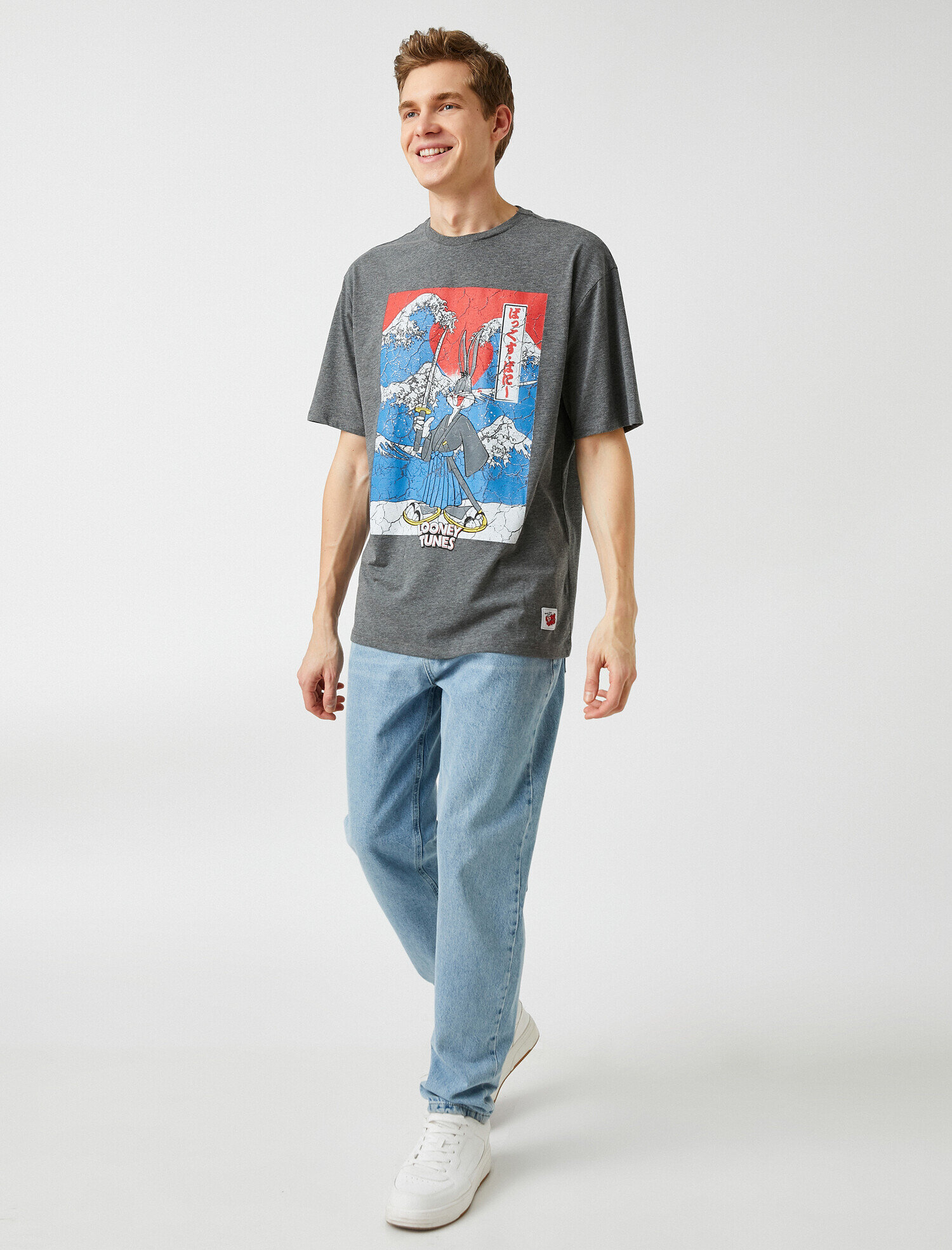   Bugs Bunny Oversize Tişört Lisanslı Baskılı