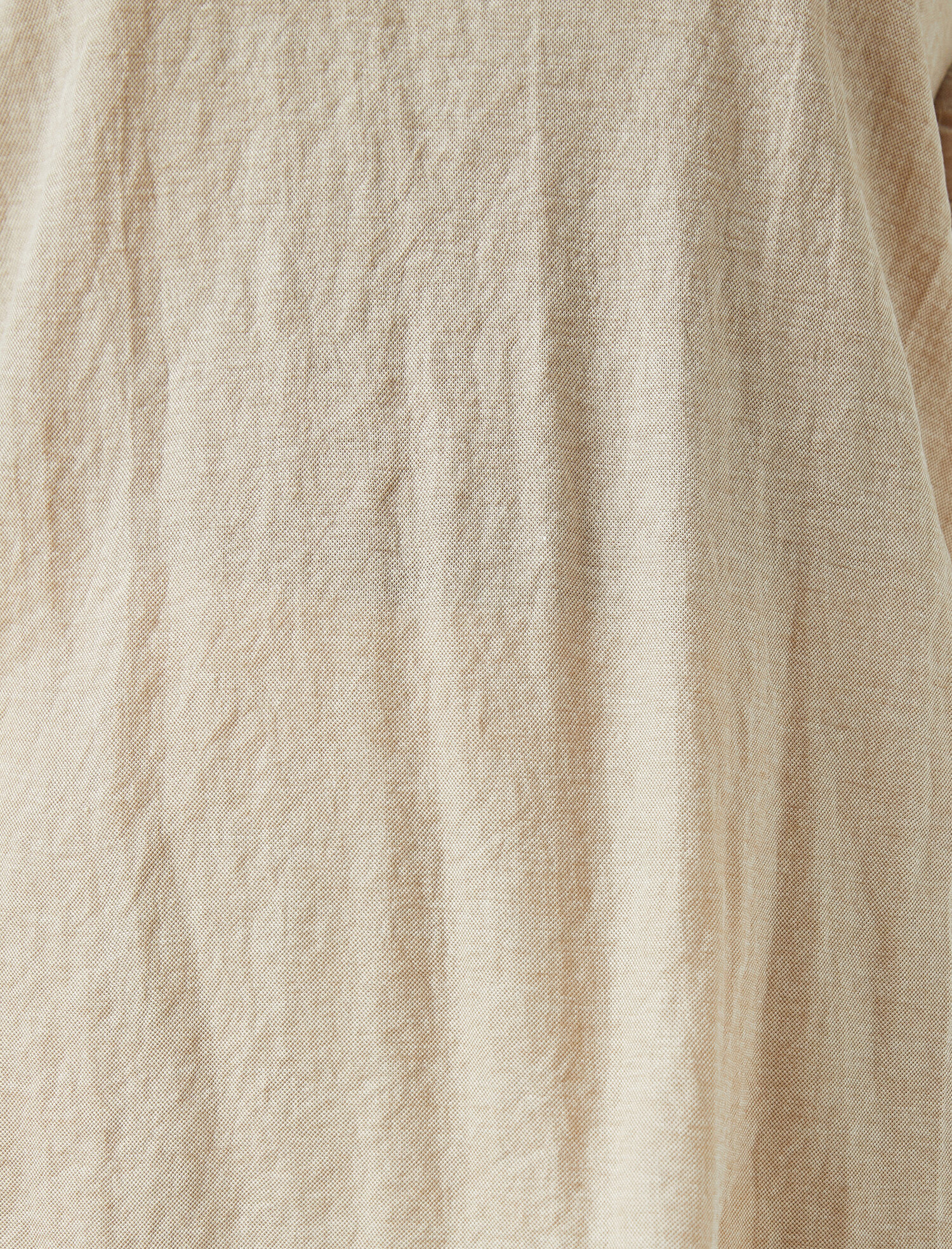   Bisiklet Yaka Kısa Kollu Fırfırlı Tişört