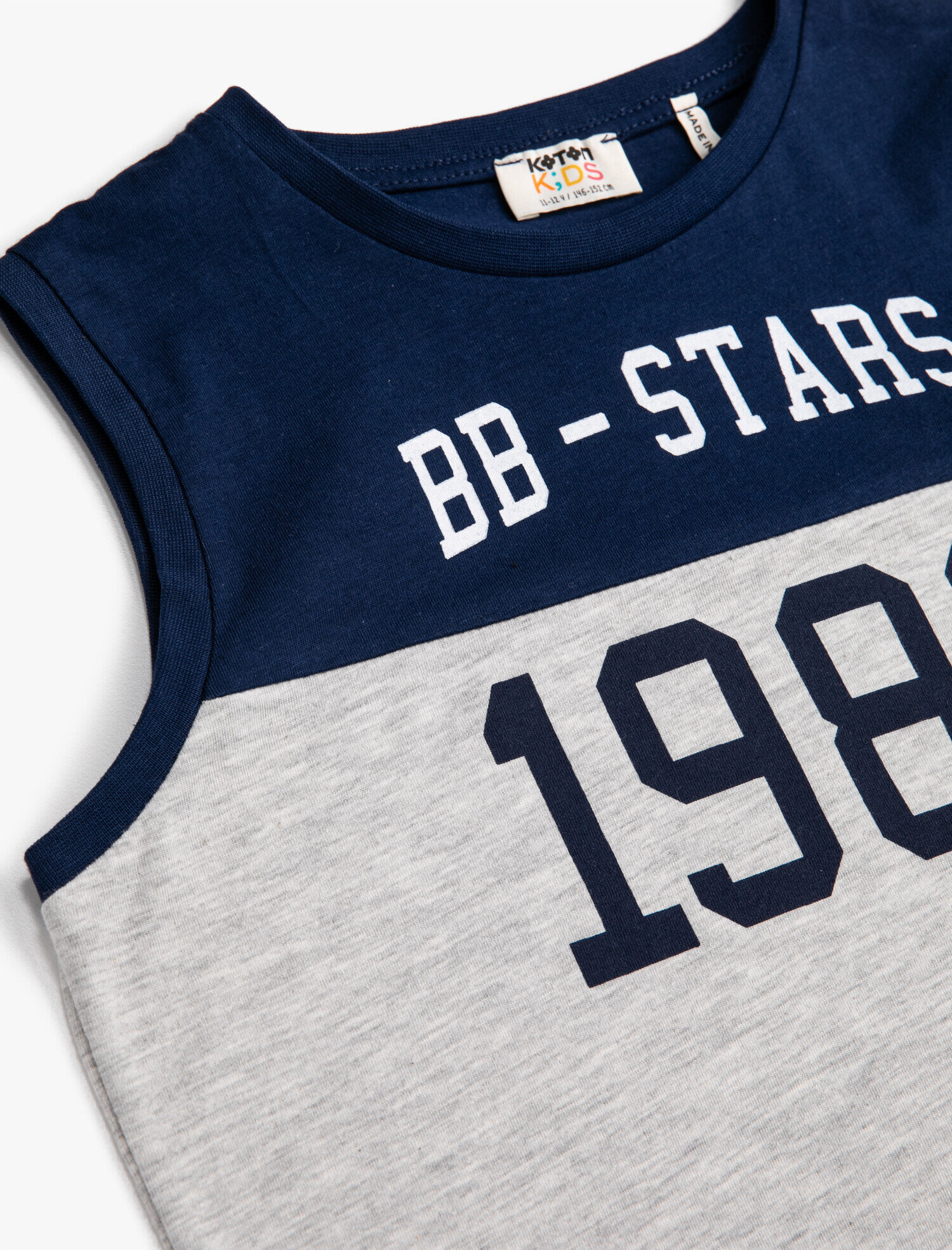  Erkek Çocuk 2 Renkli Baskılı Atlet Pamuklu