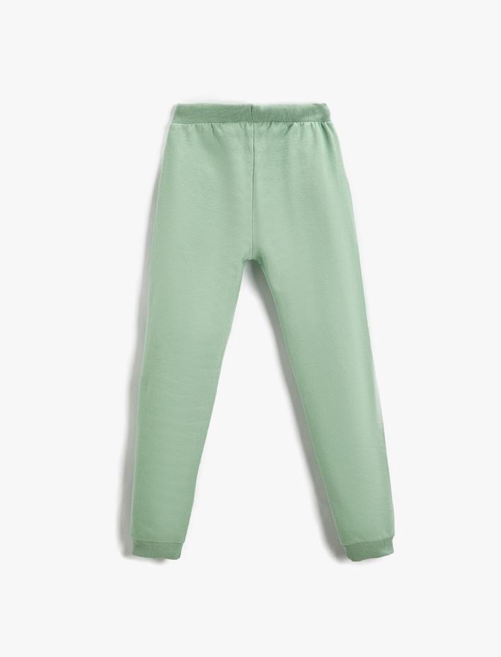 Erkek Çocuk Baskılı Jogger Eşofman Altı Beli Bağcıklı Cepli