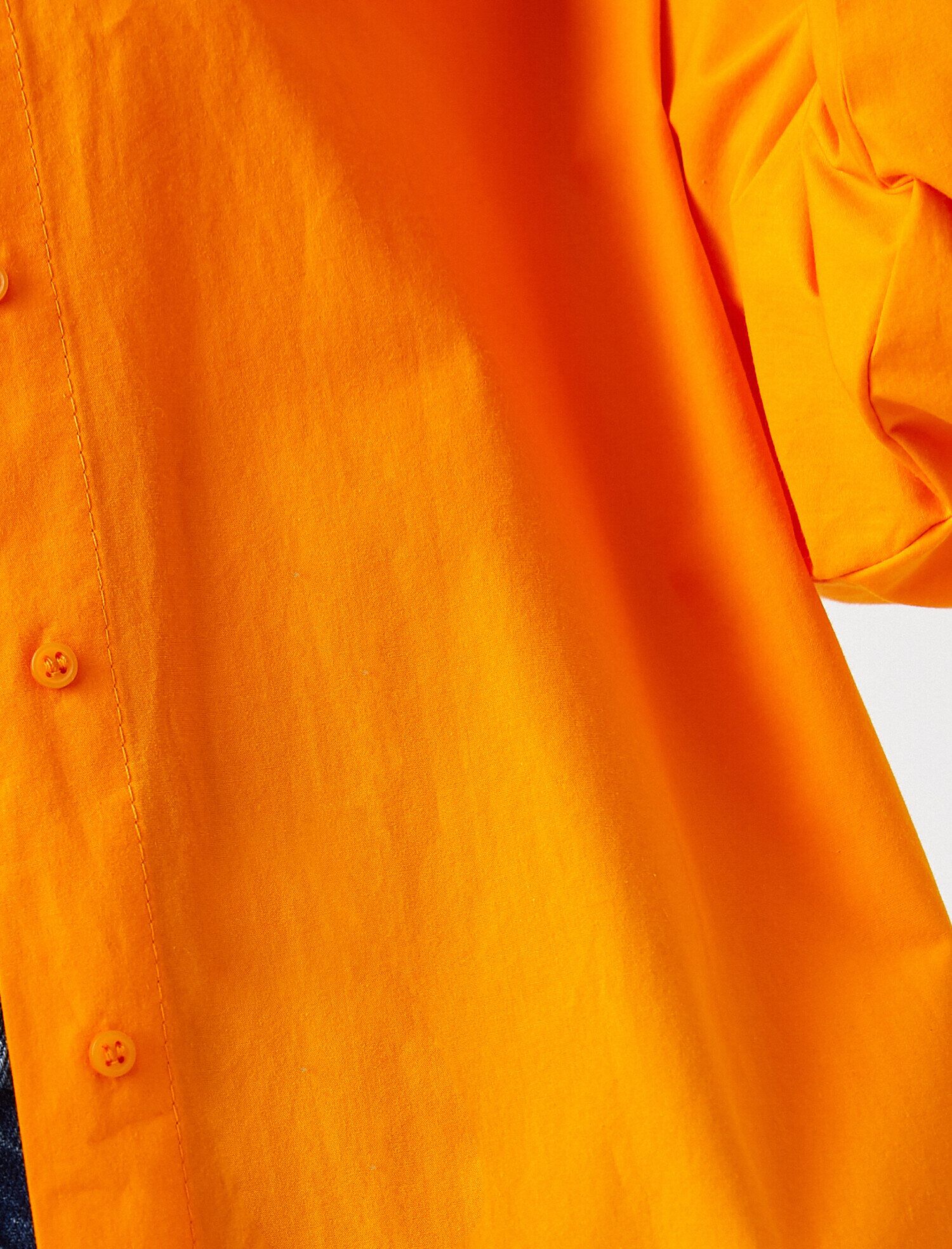   Uzun Kollu Poplin Gömlek Pamuklu