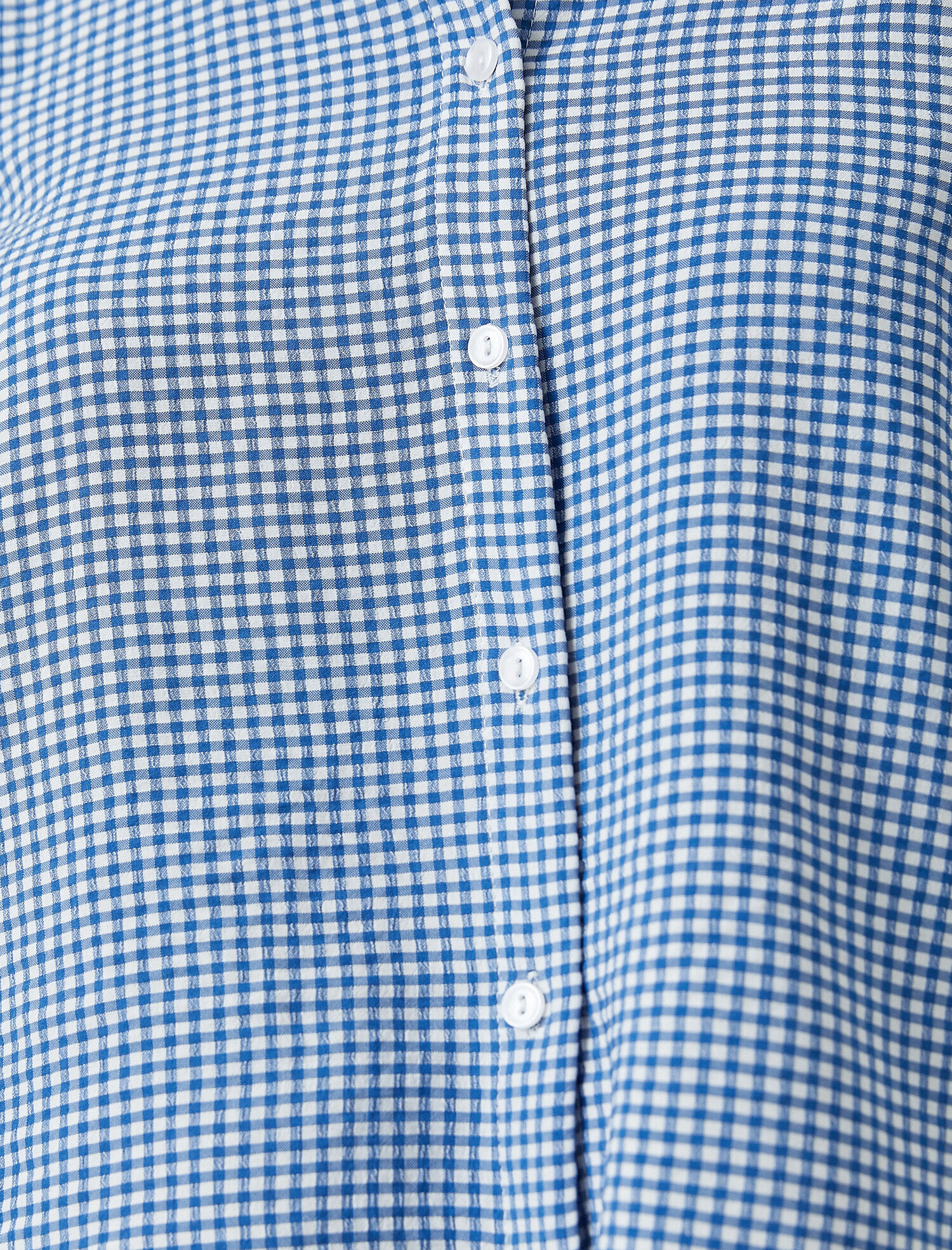   Balon Kollu Düğmeli Gömlek