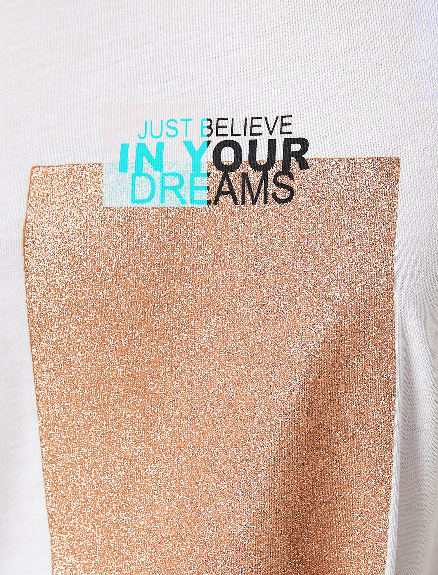   Bisiklet Yaka Kısa Kollu Baskılı Tişört