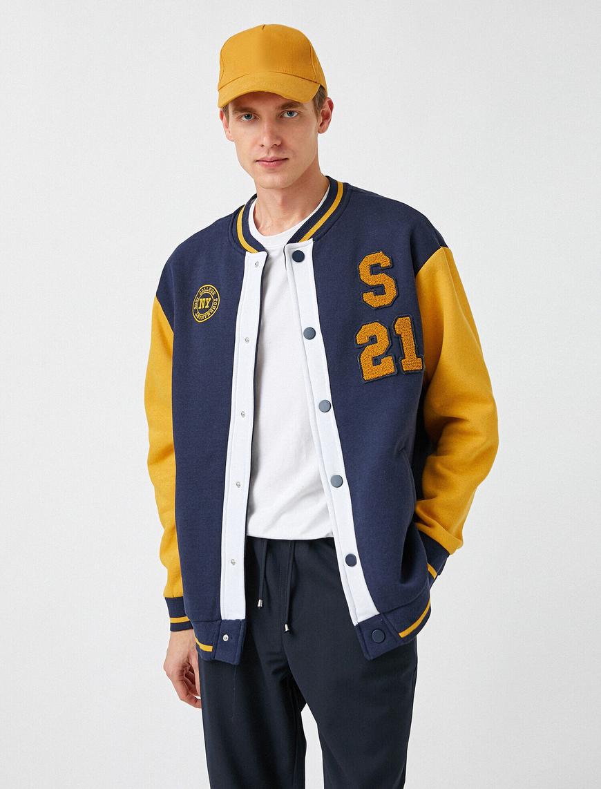   Kolej Bomber Ceket Sweatshirt
