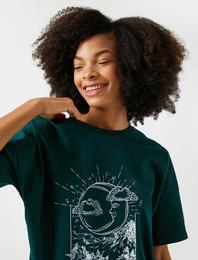 Kısa Kollu Bisiklet Yaka Tişört