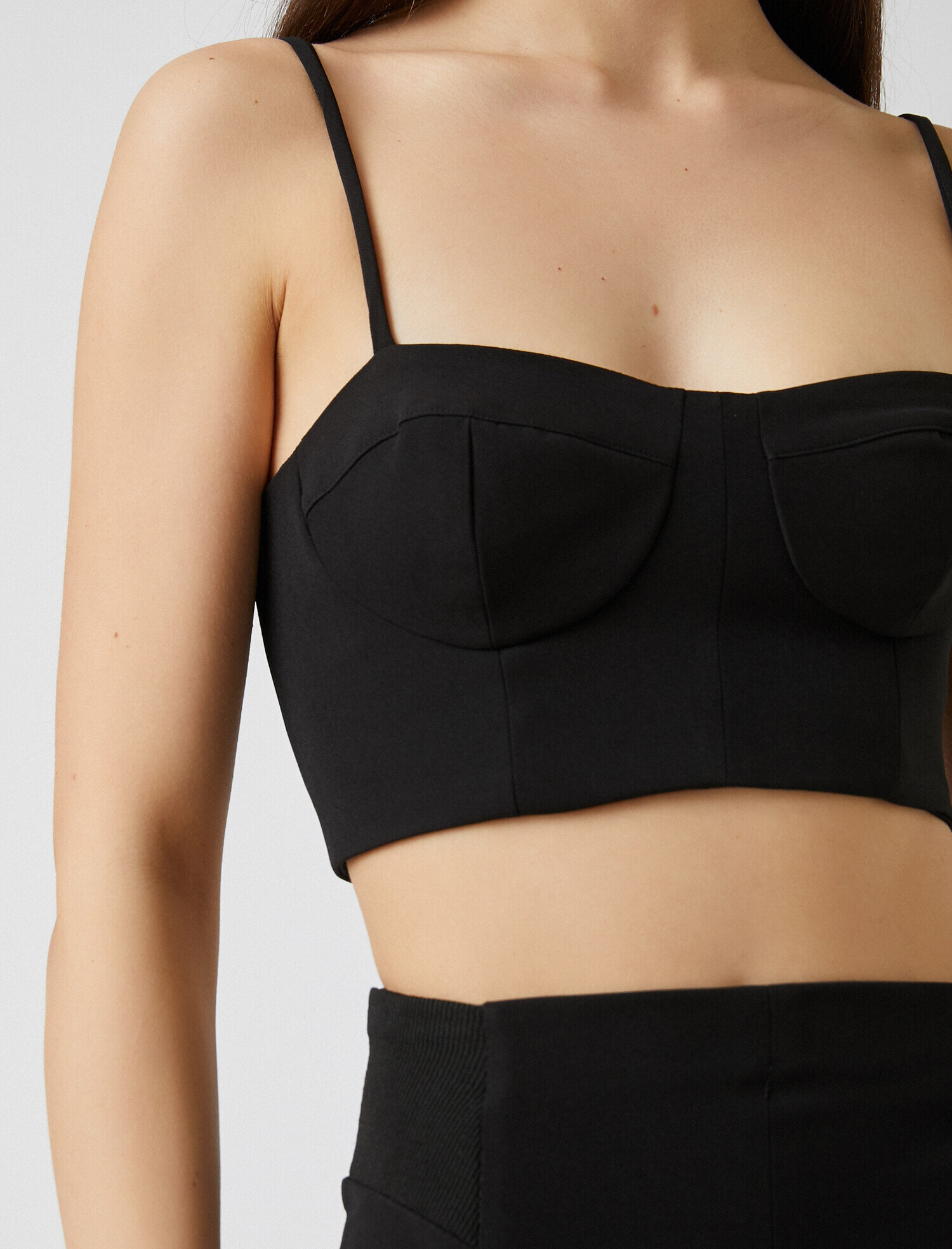   Crop Atlet İnce Askılı