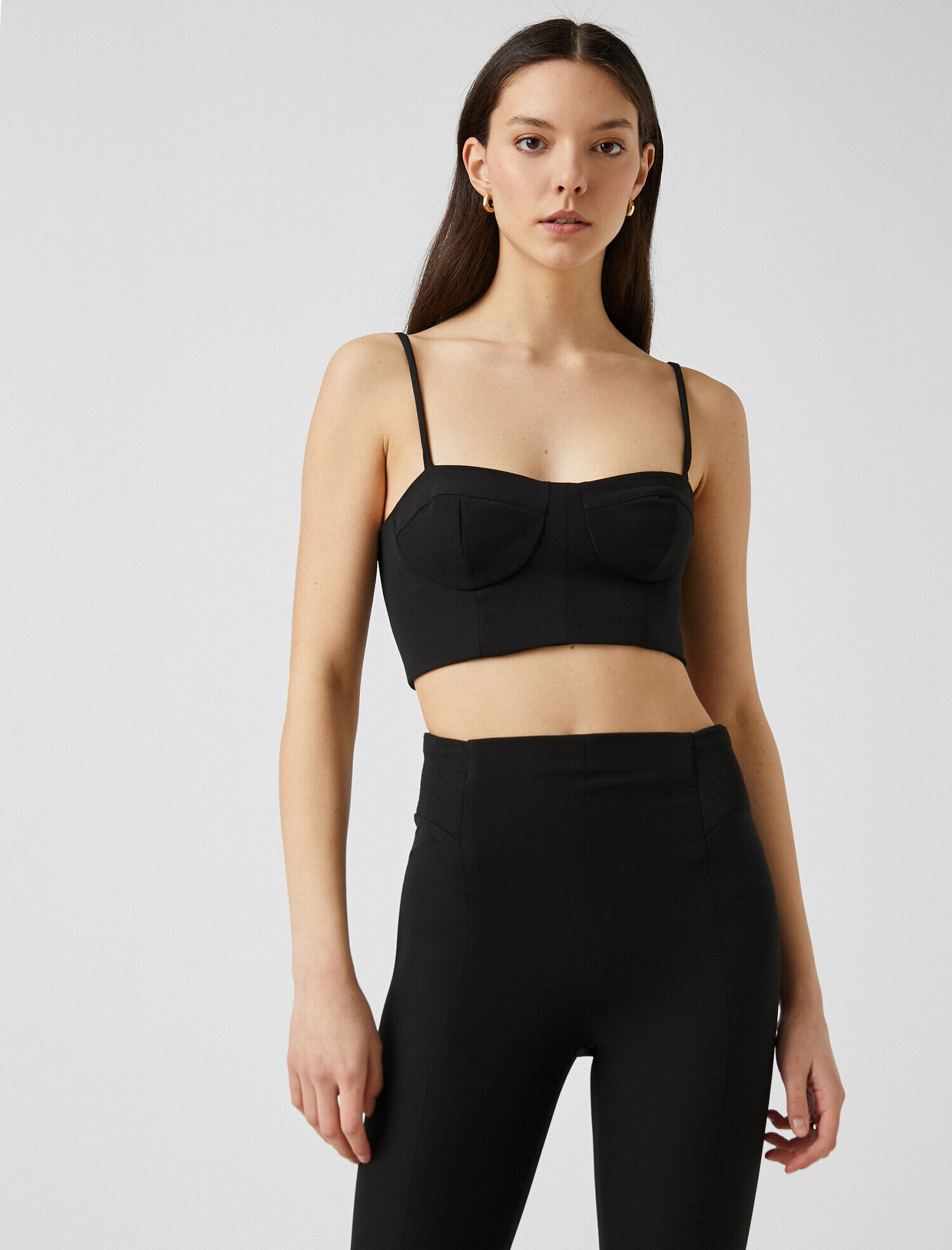   Crop Atlet İnce Askılı