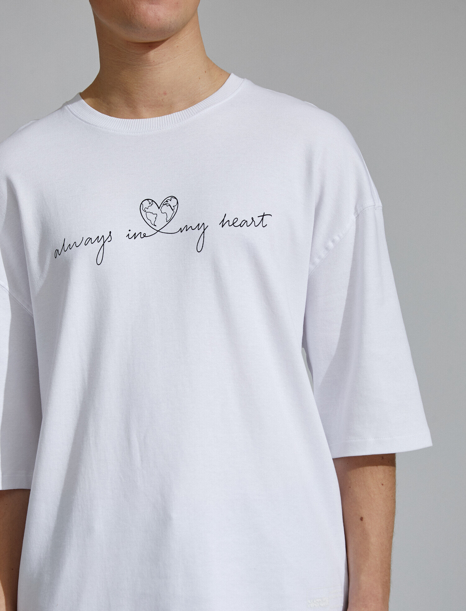   Oversize Baskılı Tişört