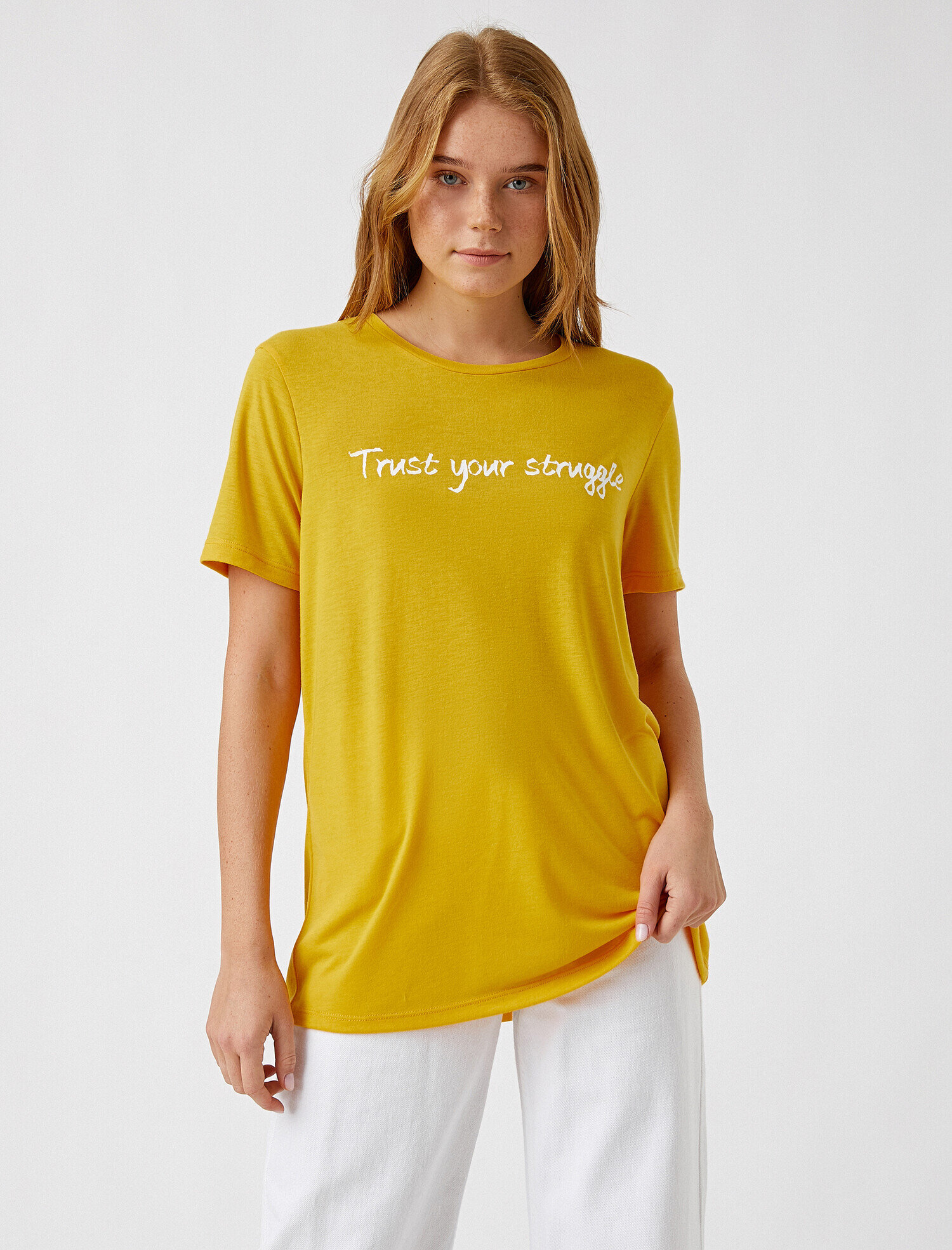   Baskılı Kısa Kollu Tişört