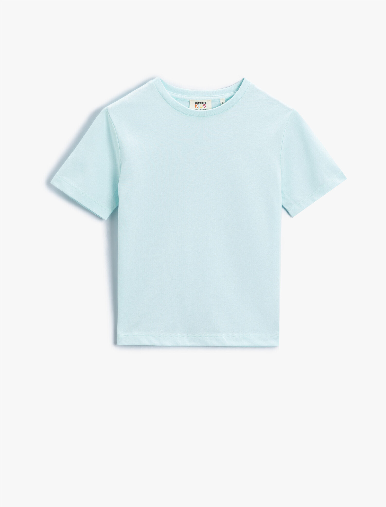  Erkek Çocuk Basic Kısa Kollu Tişört Pamuklu