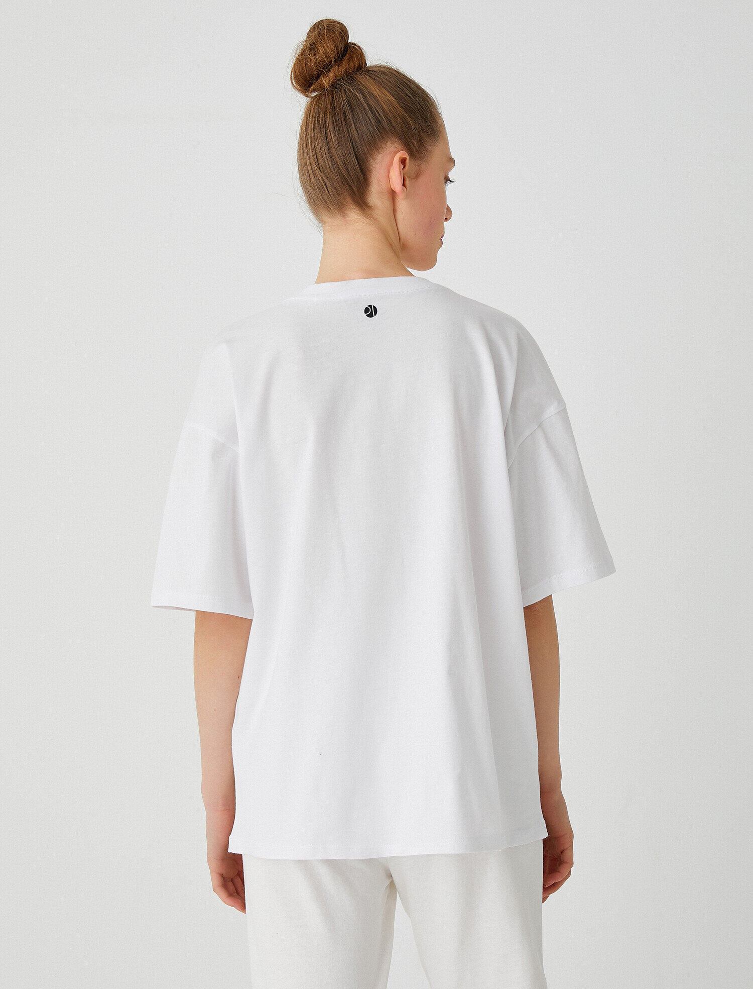   Pamuklu Baskılı Spor Tişört