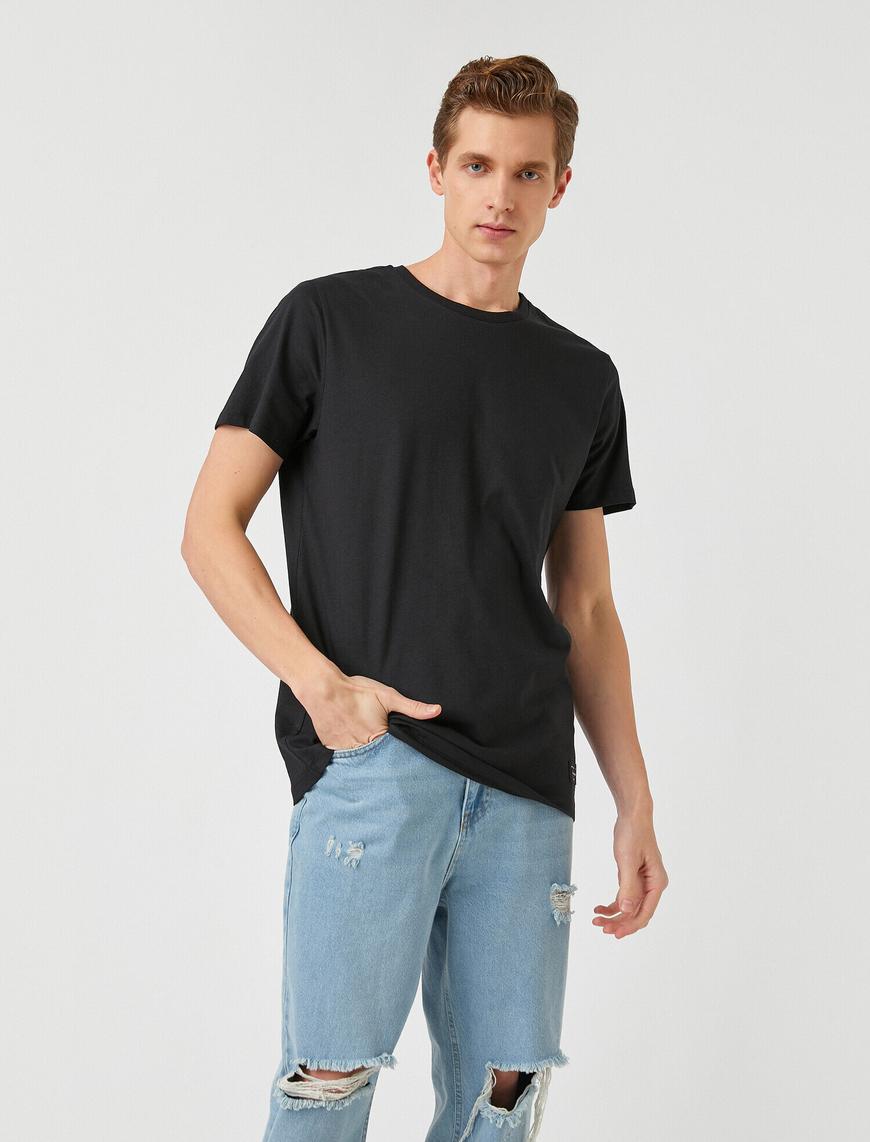   Slim Fit Basic Tişört