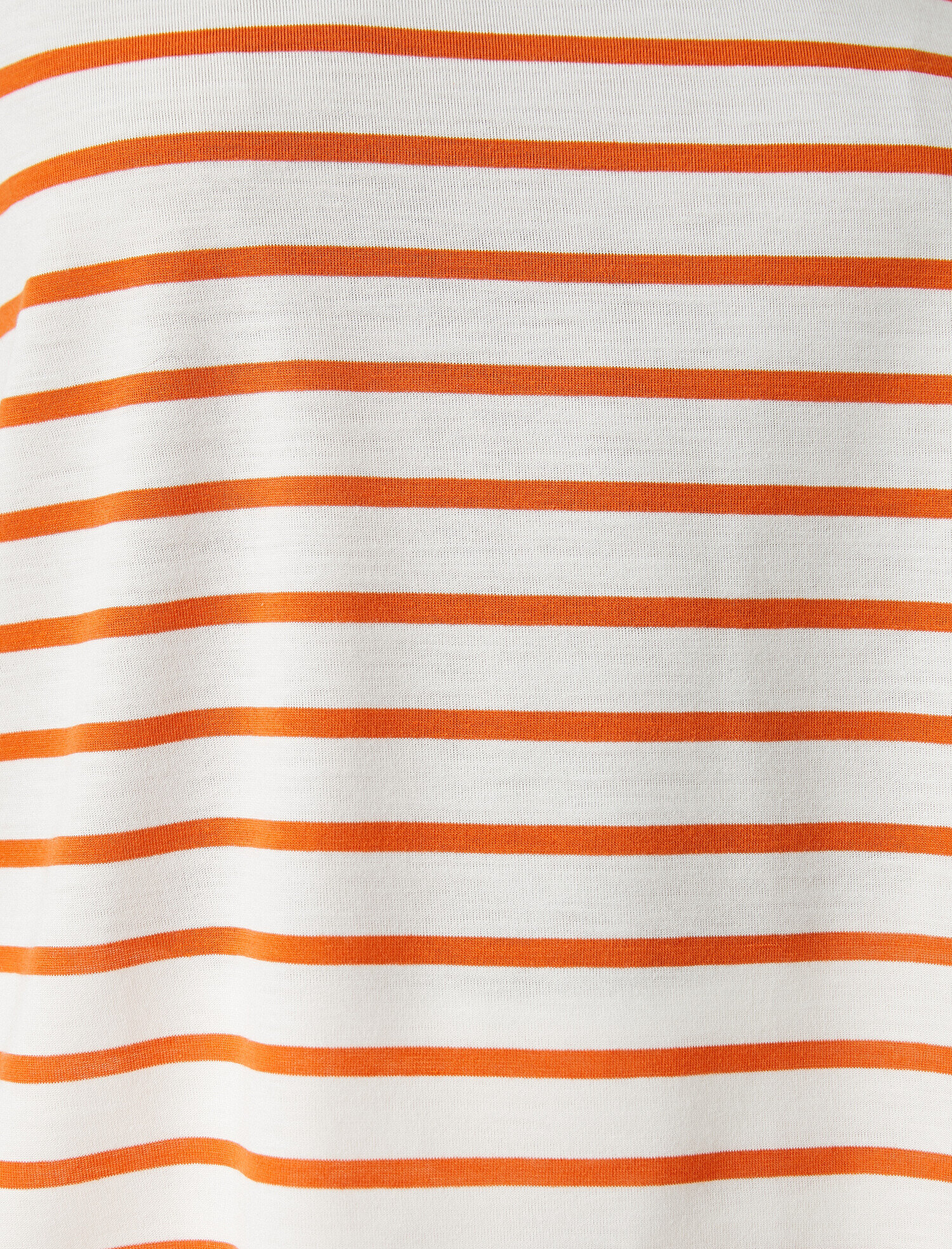   Bisiklet Yaka Kısa Kollu Çizgili Basic Tişört