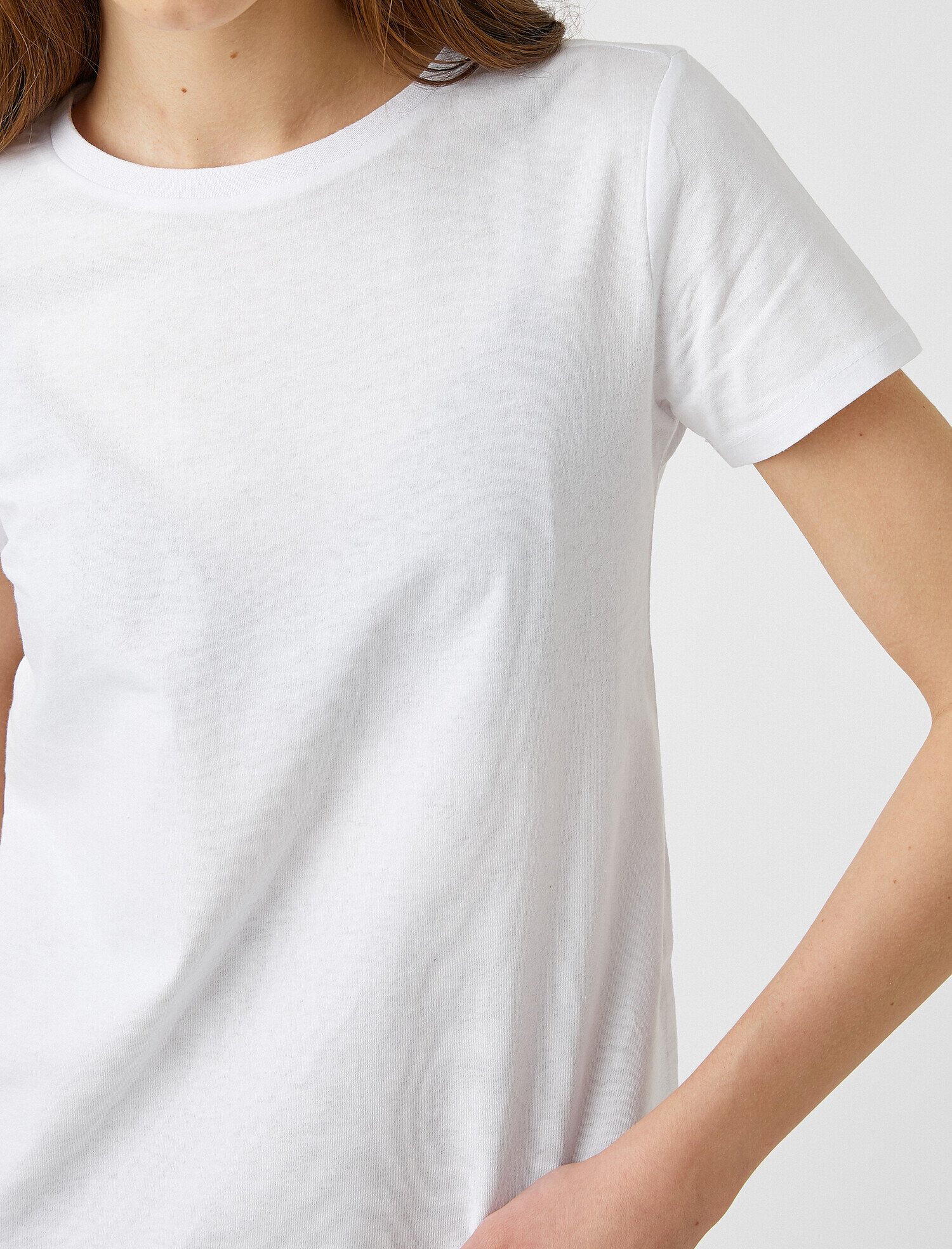   Kısa Kollu Pamuklu Tişört