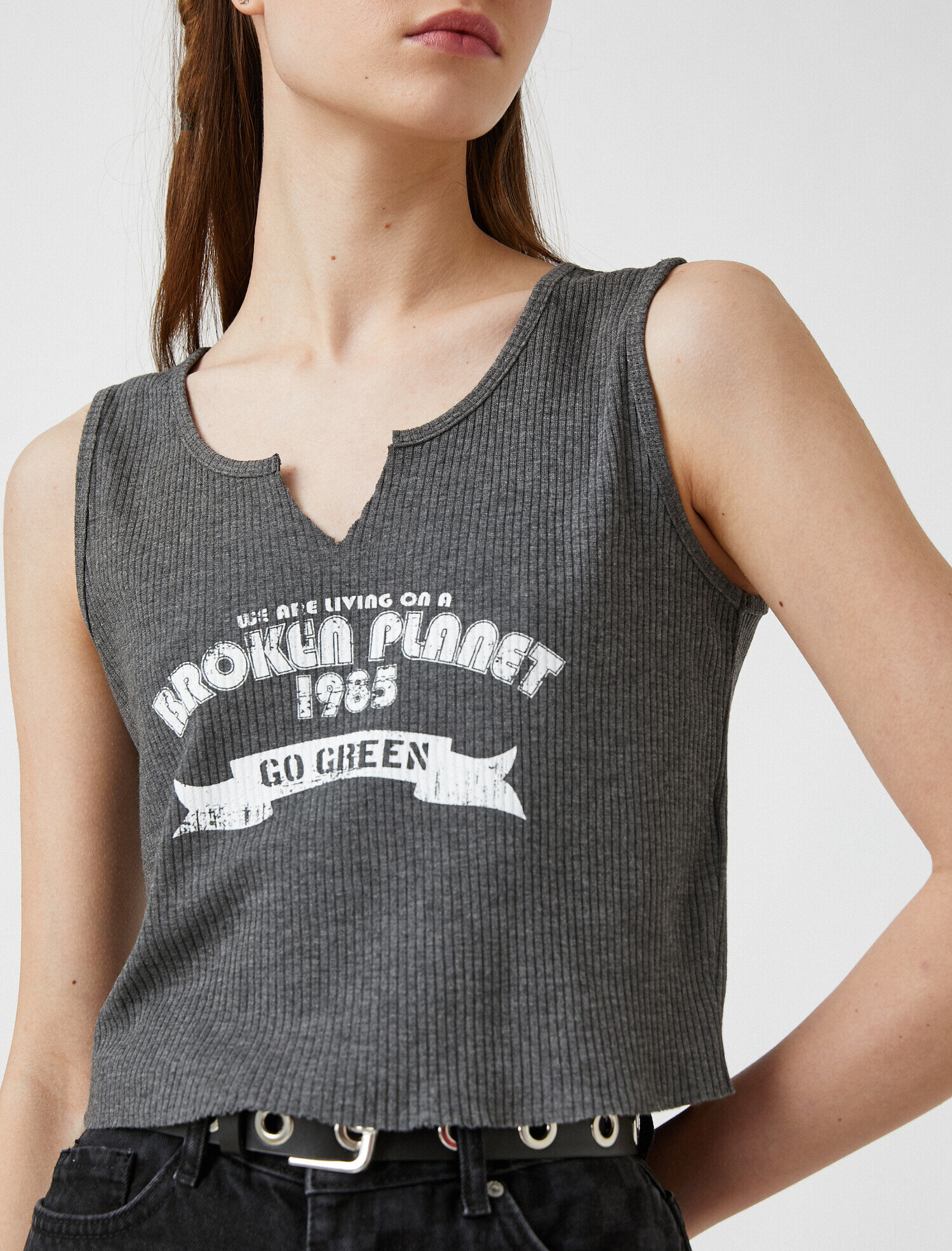   Askılı Baskılı Atlet