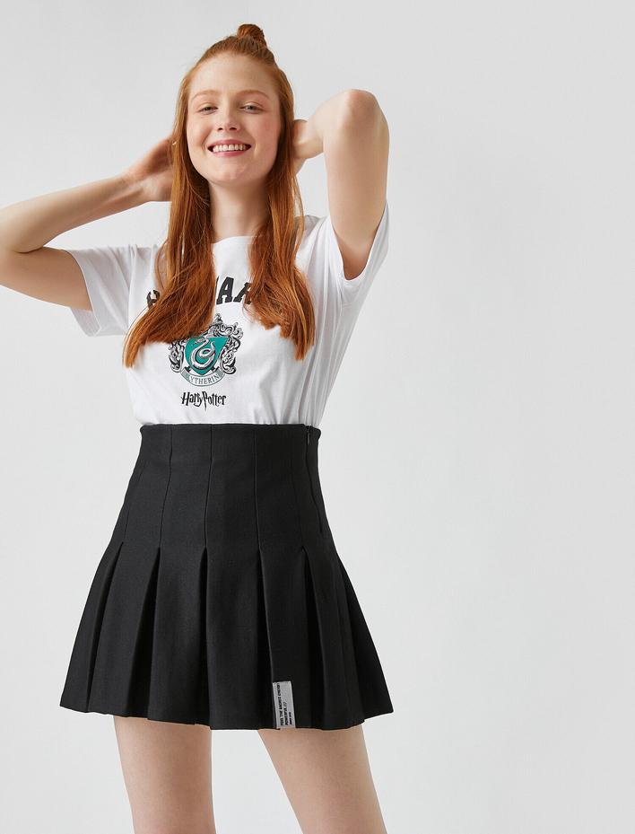  Harry Potter Tişört Lisanslı Bisiklet Yaka Kısa Kollu Baskılı