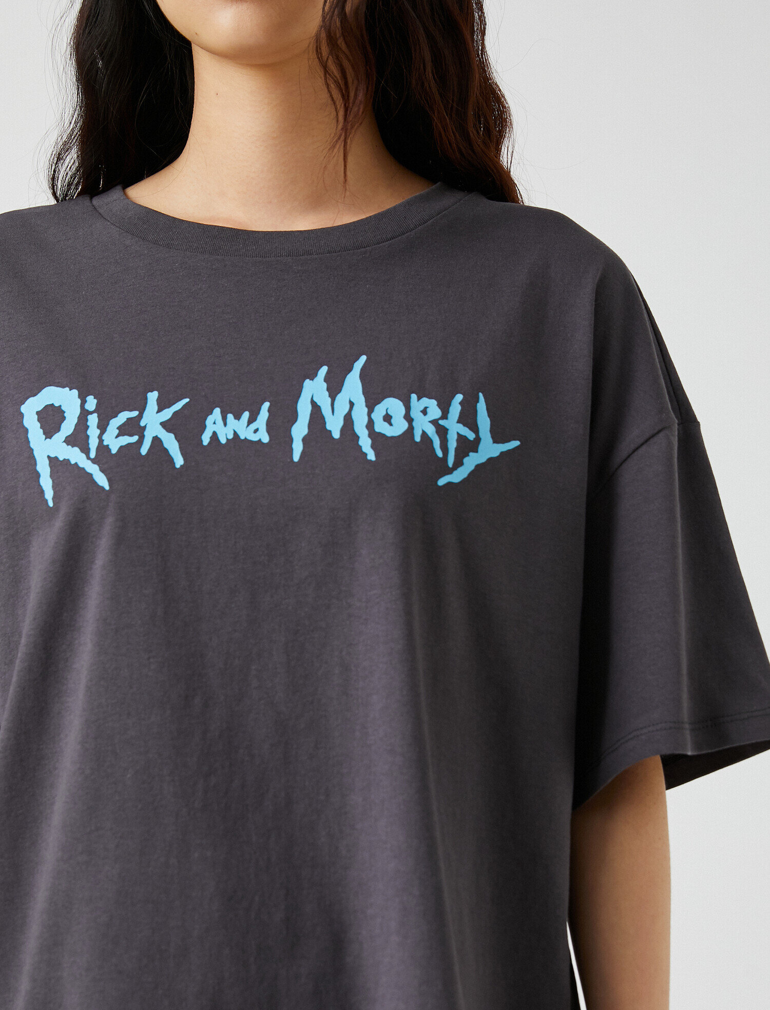  Rick and Morty Lisanslı Baskılı Tişört