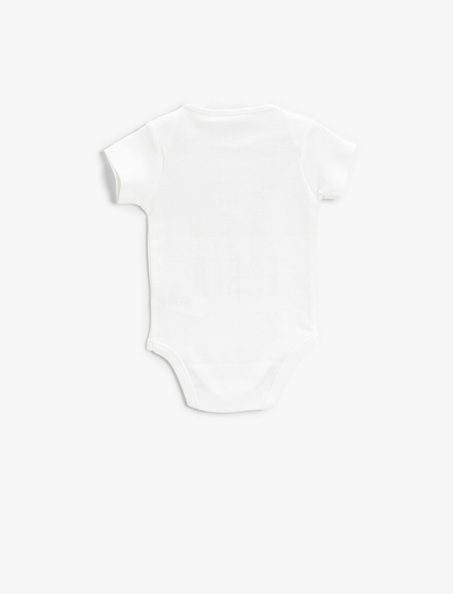  Erkek Bebek Baskılı Kısa Kollu Çıtçıtlı Body Pamuklu