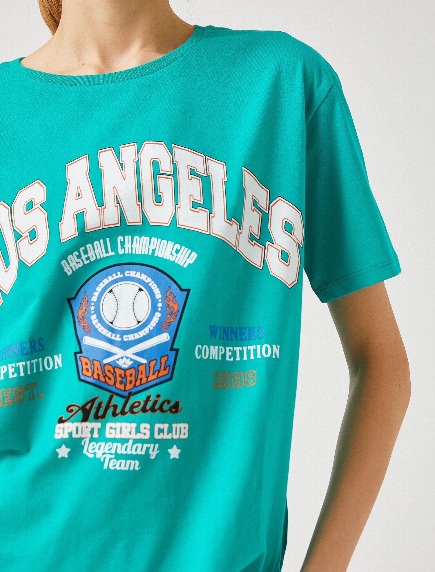   Kısa Kollu Baskılı Tişört