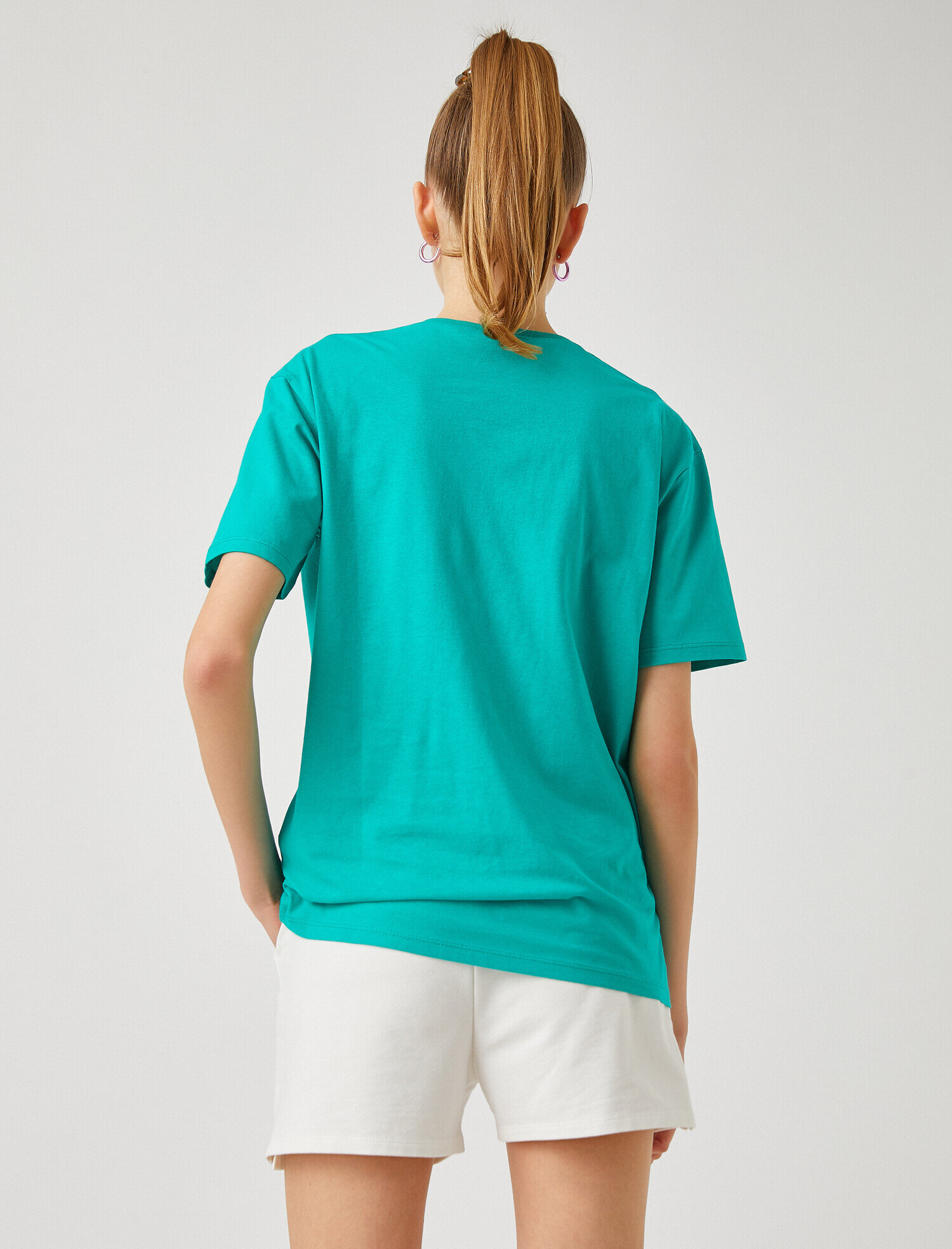   Kısa Kollu Baskılı Tişört