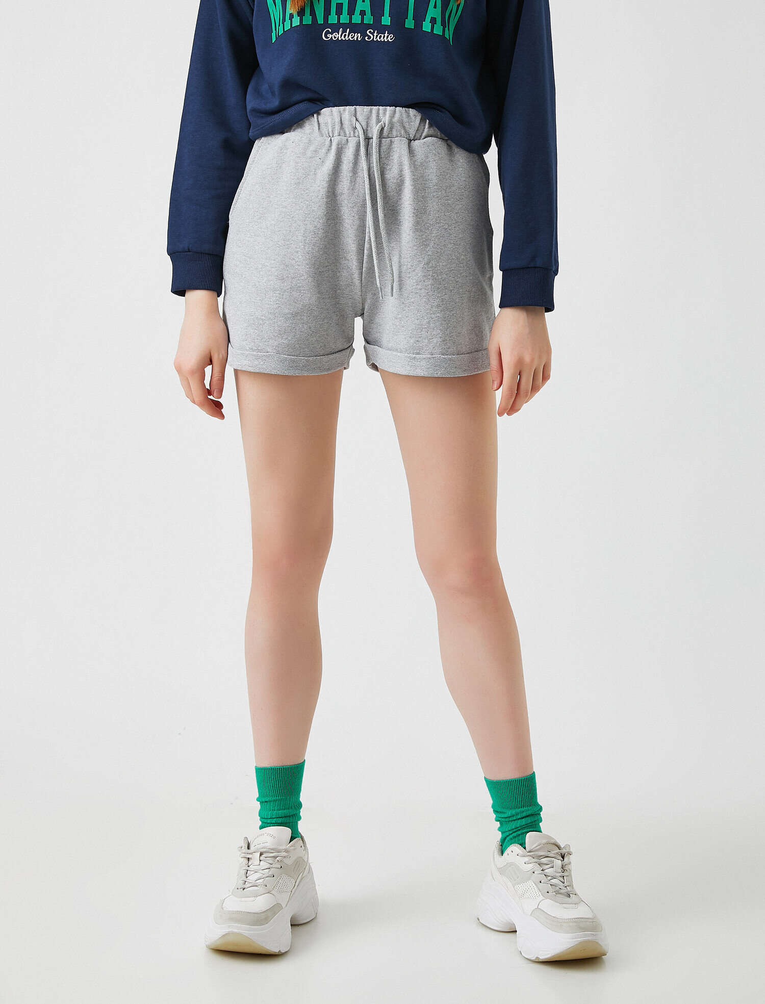   Beli Lastikli Cepli Şort